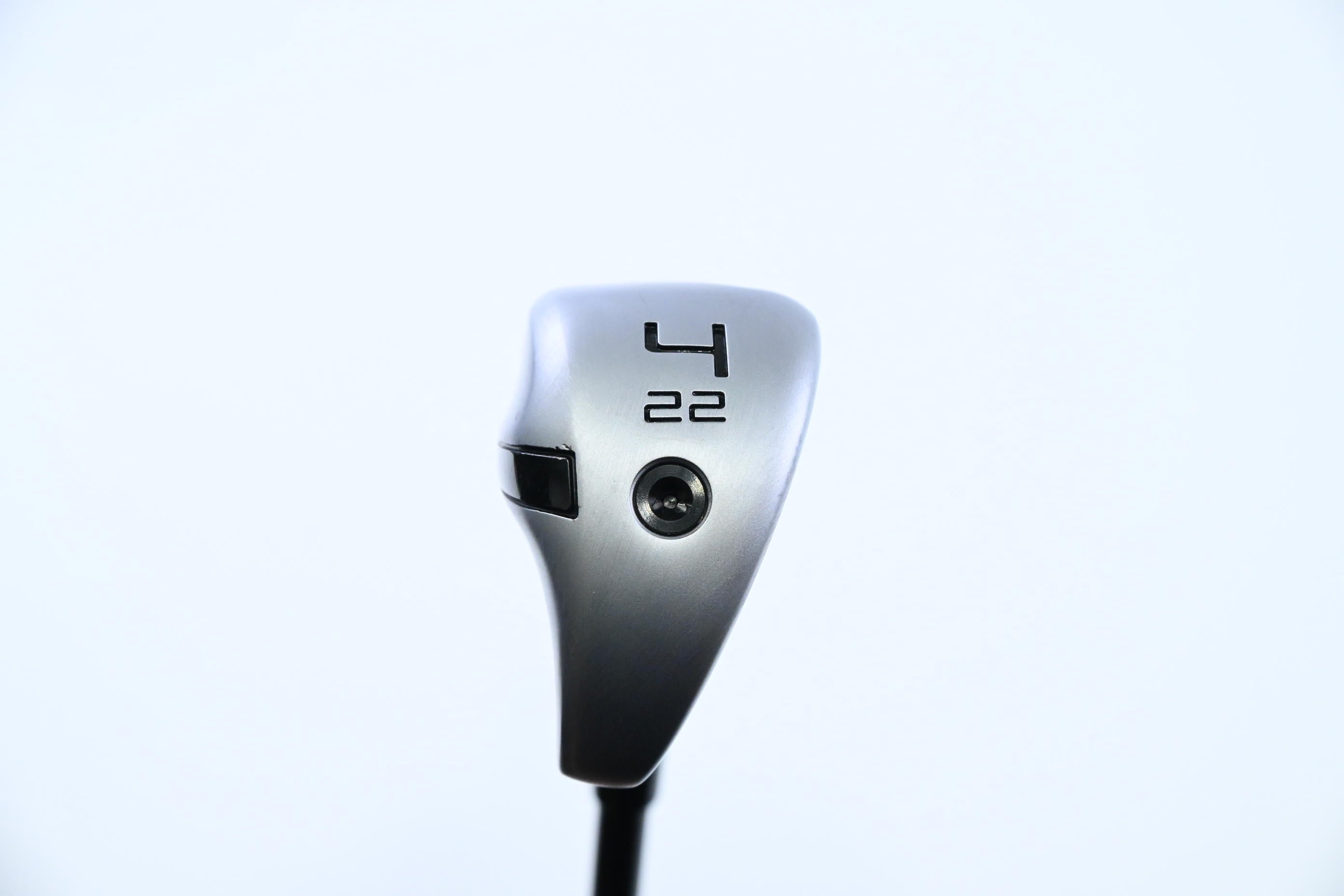 Left Hand Taylormade P.DHY #4 Iron / 22 Degree / Senior Flex KBS MAX Graphite 55