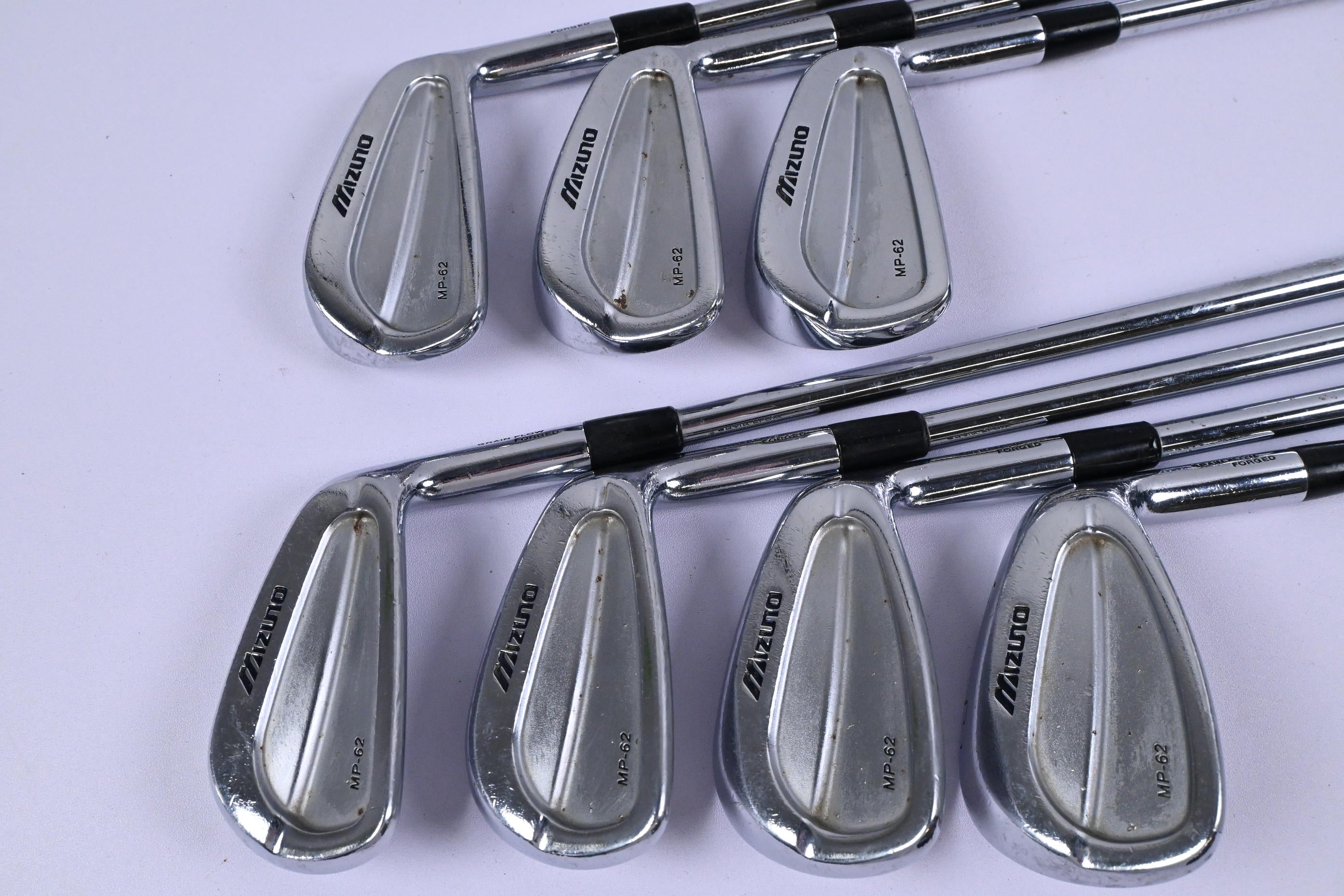 Mizuno MP-62 Irons / 4-PW / Stiff Flex Project X Rifle Shafts