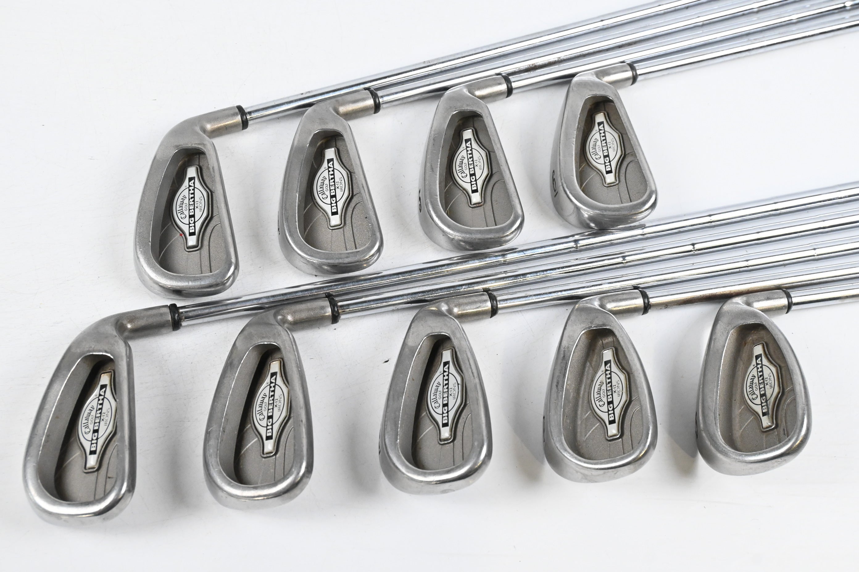 Callaway X-12 Irons / 3-PW+SW / Stiff Flex Callaway Memphis Shafts