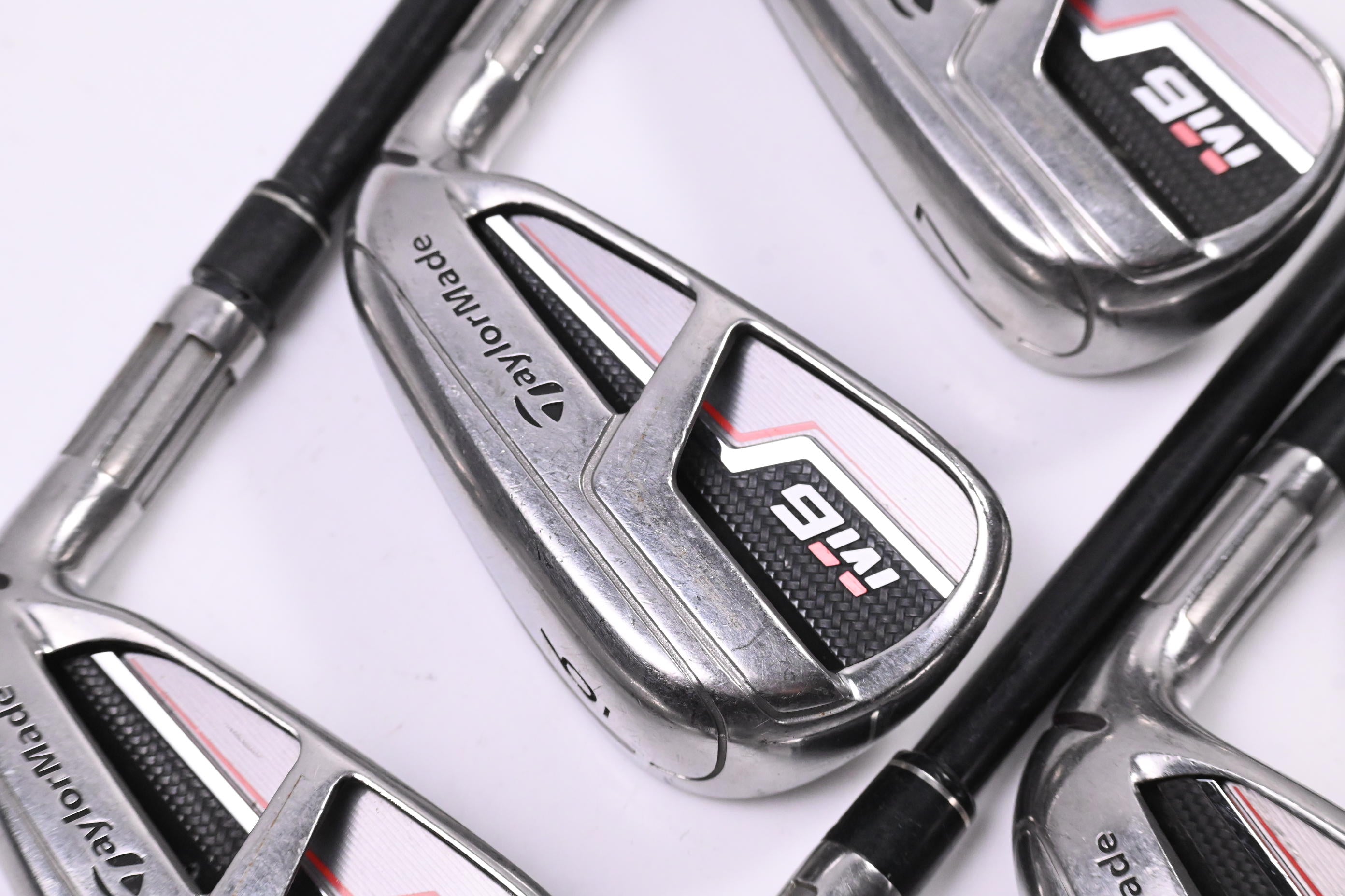 Taylormade M6 Irons / 5-9i+GW / Regular Flex Fujikura Atmos 6 Orange Shafts