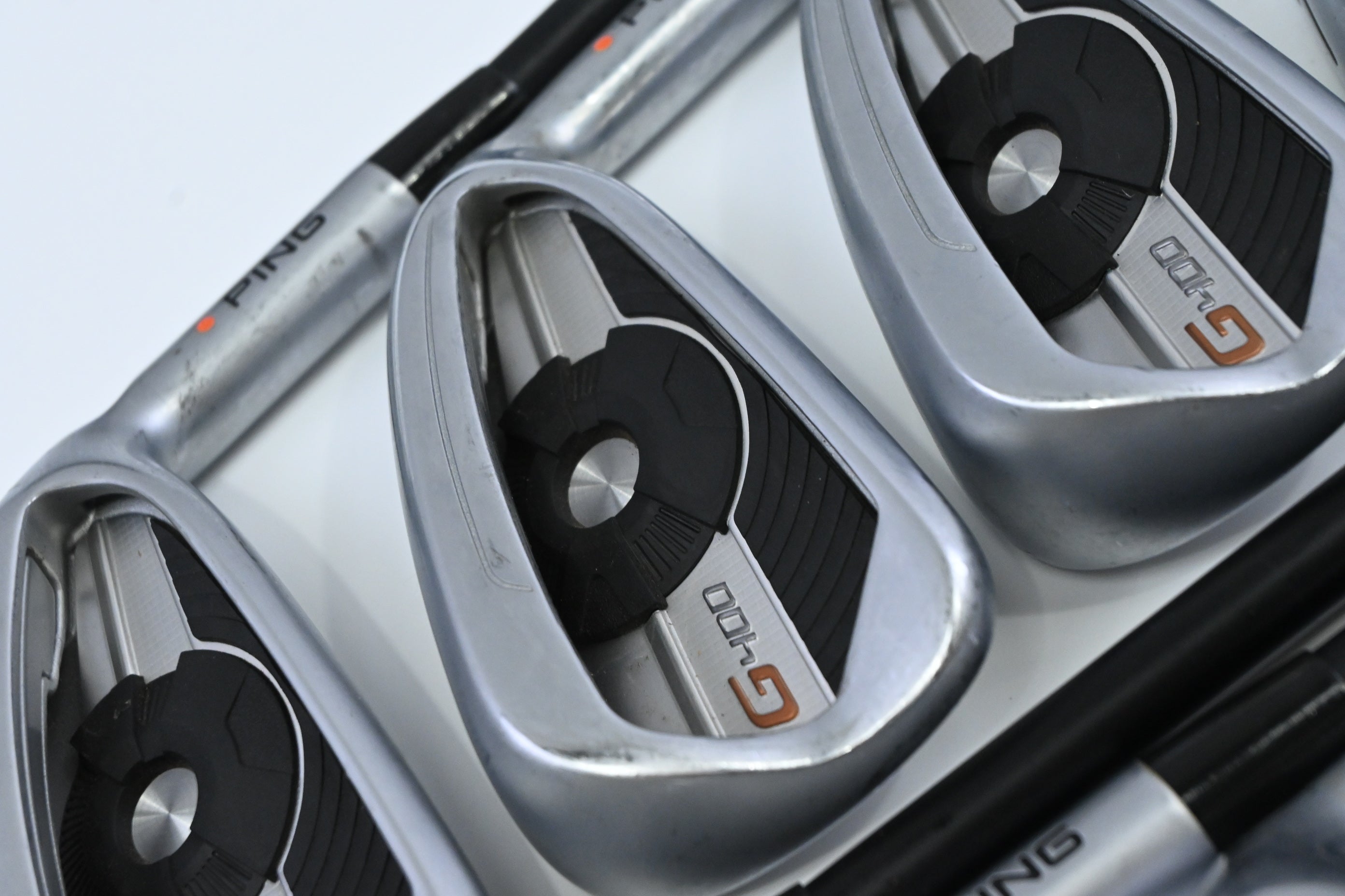 Ping G400 Irons / 4-PW+UW+SW / Orange Dot / Senior Flex Ping Alta CB Shafts