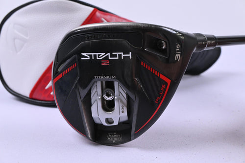 Taylormade Stealth 2 Plus #3 Wood / 15 Degree / Stiff Flex Kai'li Red 75 Shaft