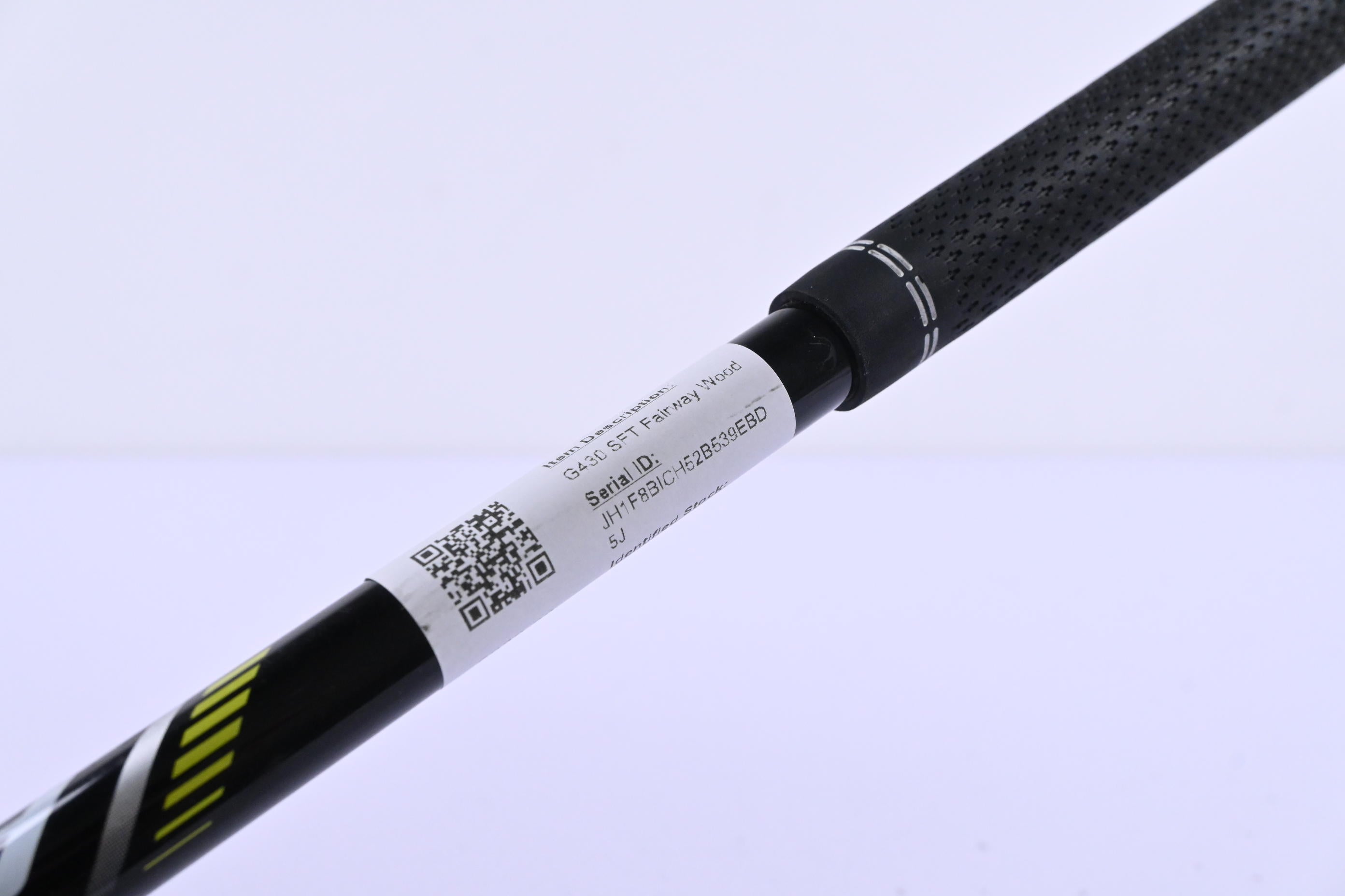 Ping G430 SFT #5 Wood / 19 Degree / Regular Flex Ping Alta CB Black 65 Shaft