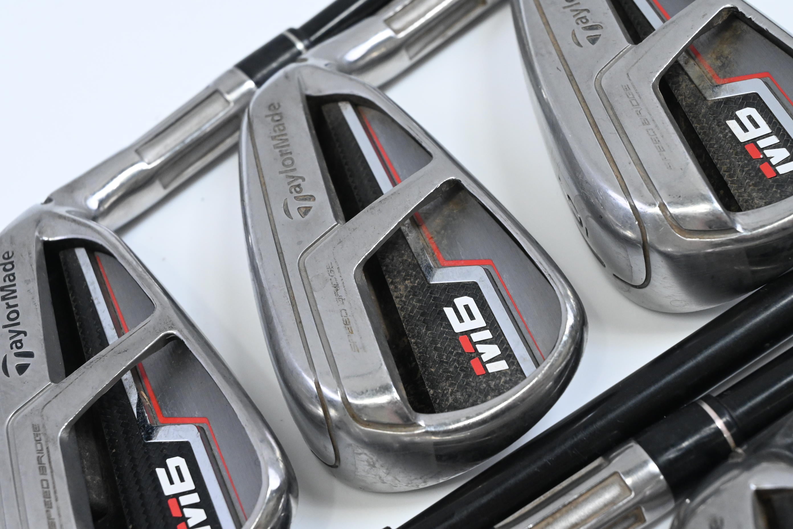 Taylormade M6 Irons / 4-PW / Regular Flex Fujikura Atmos Orange 6 Shafts