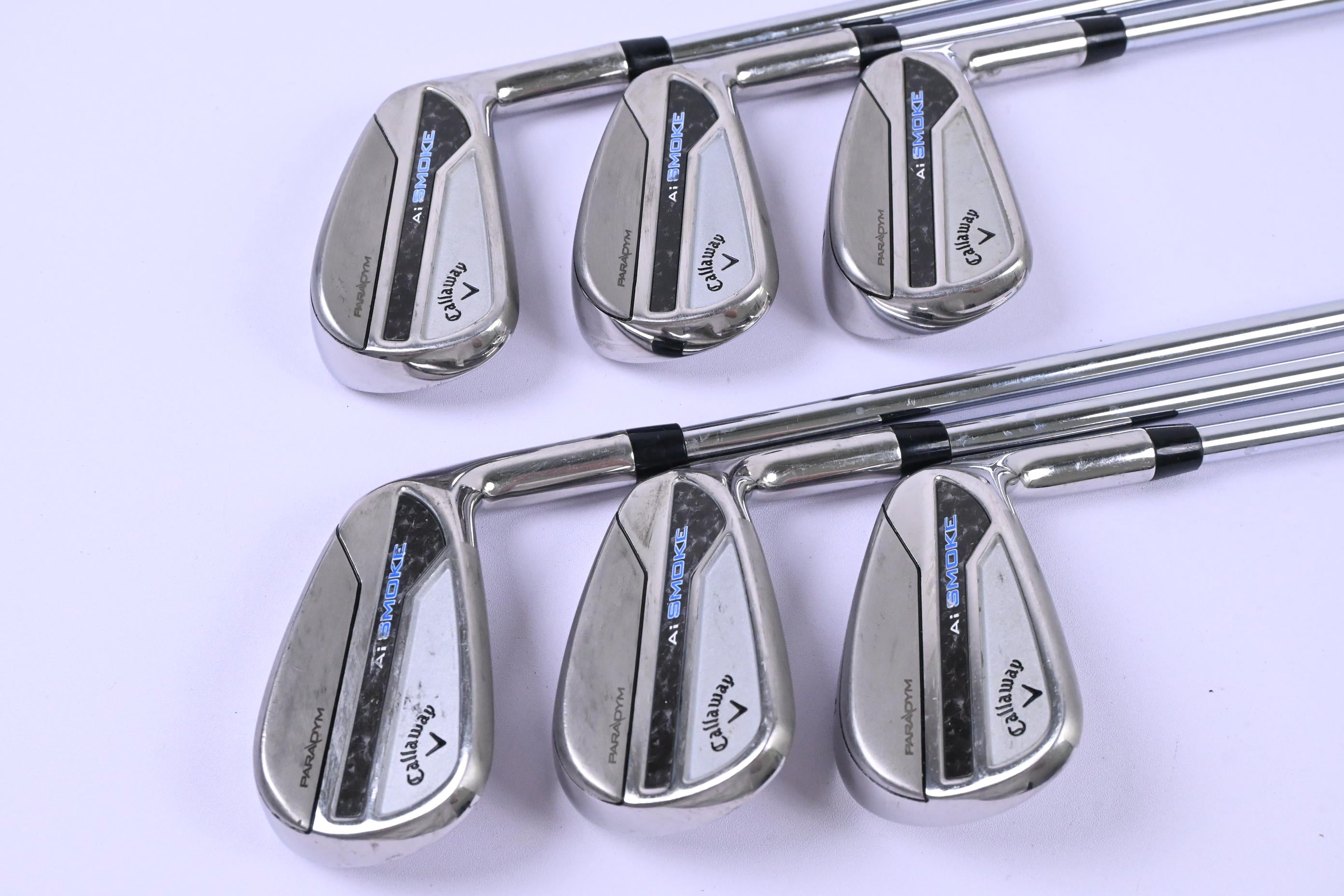 Callaway Paradym Ai Smoke Irons / 5-PW / Regular Flex Elevate MPH 95 Shafts