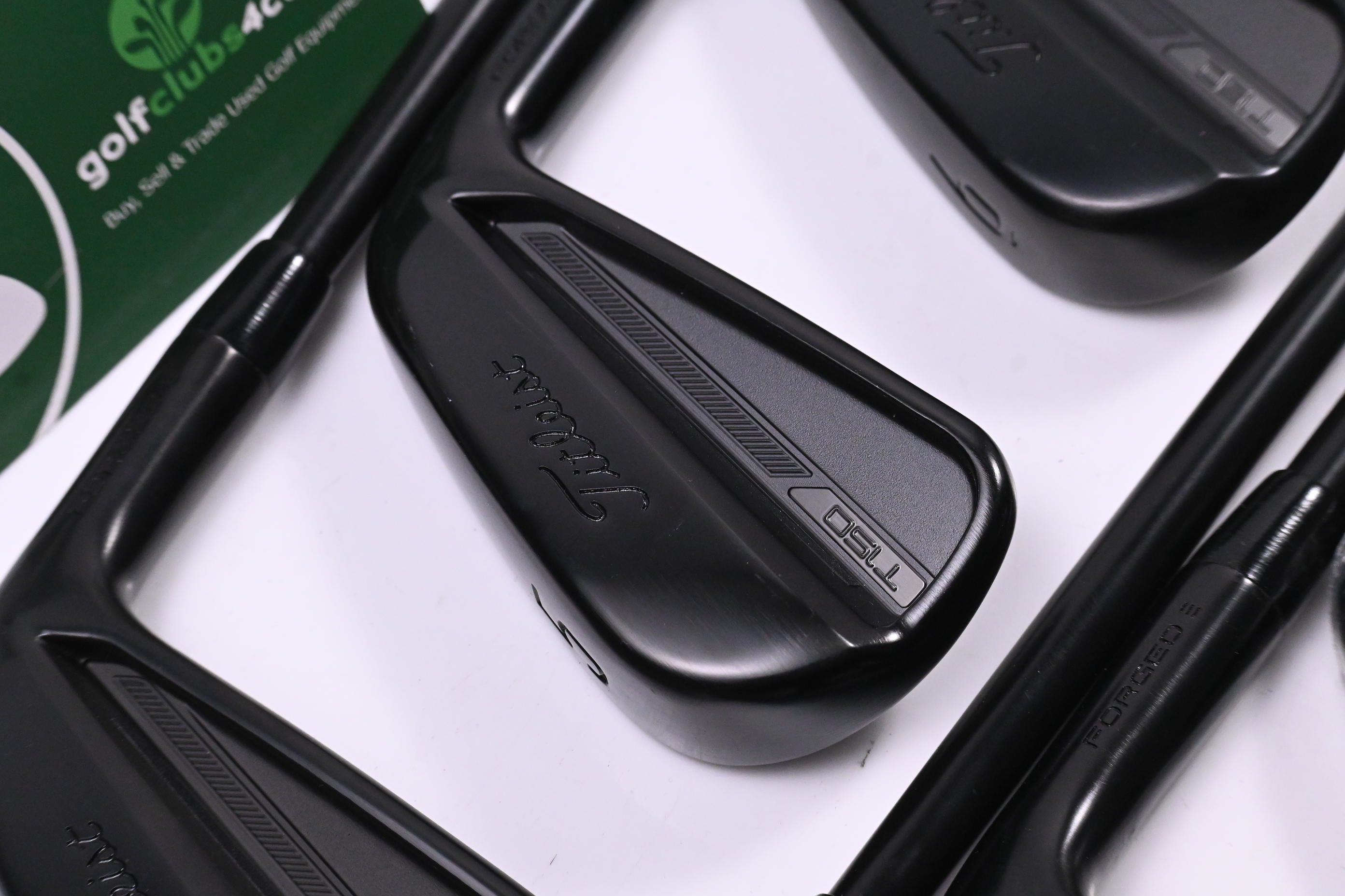 Titleist T150 Black Vapor Irons / 4-PW / Stiff Flex Project X LZ Black Shaft