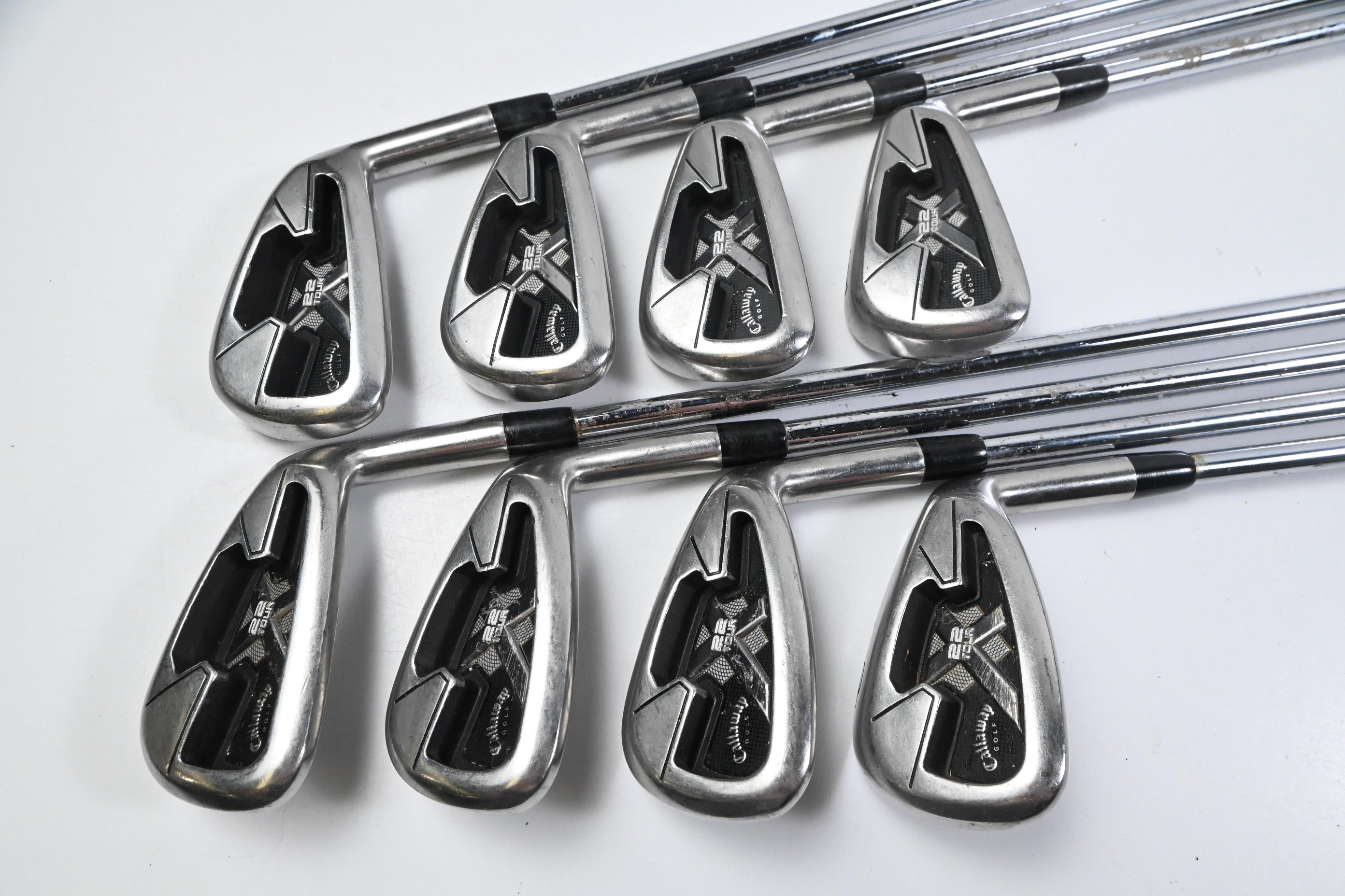 Callaway X-22 Tour Irons / 3-PW / Regular Flex Project X Rifle Flighted Shafts