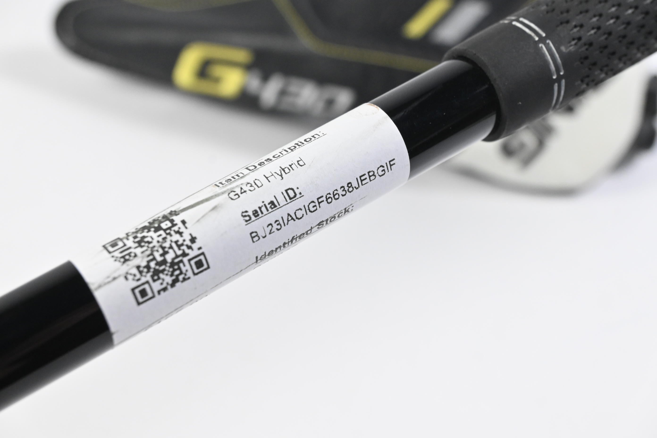 Ping G430 #4 Hybrid / 22 Degree / Regular Flex Ping Alta CB Black 70 Shaft