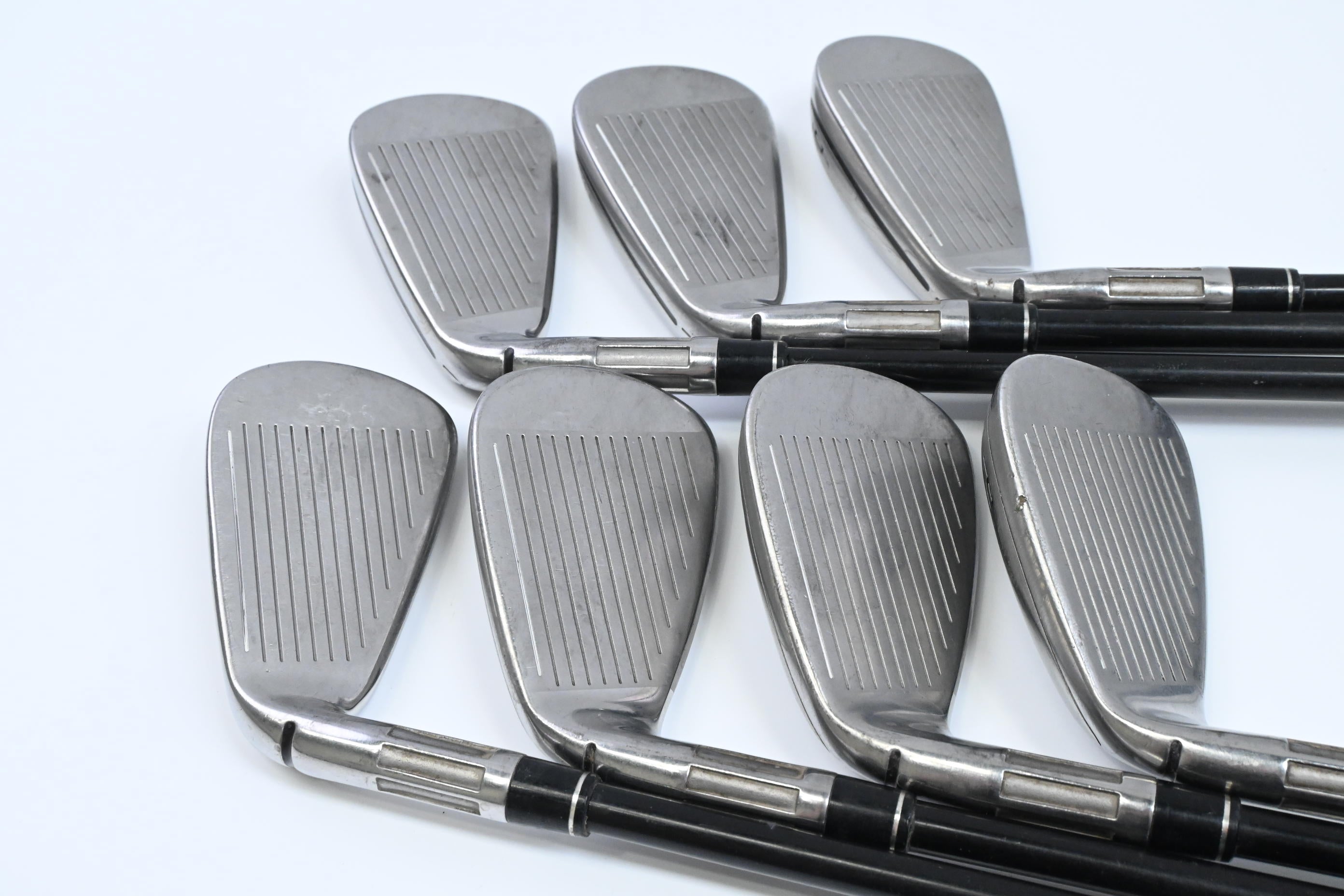 Taylormade M6 Irons / 4-PW / Regular Flex Fujikura Atmos Orange 6 Shafts