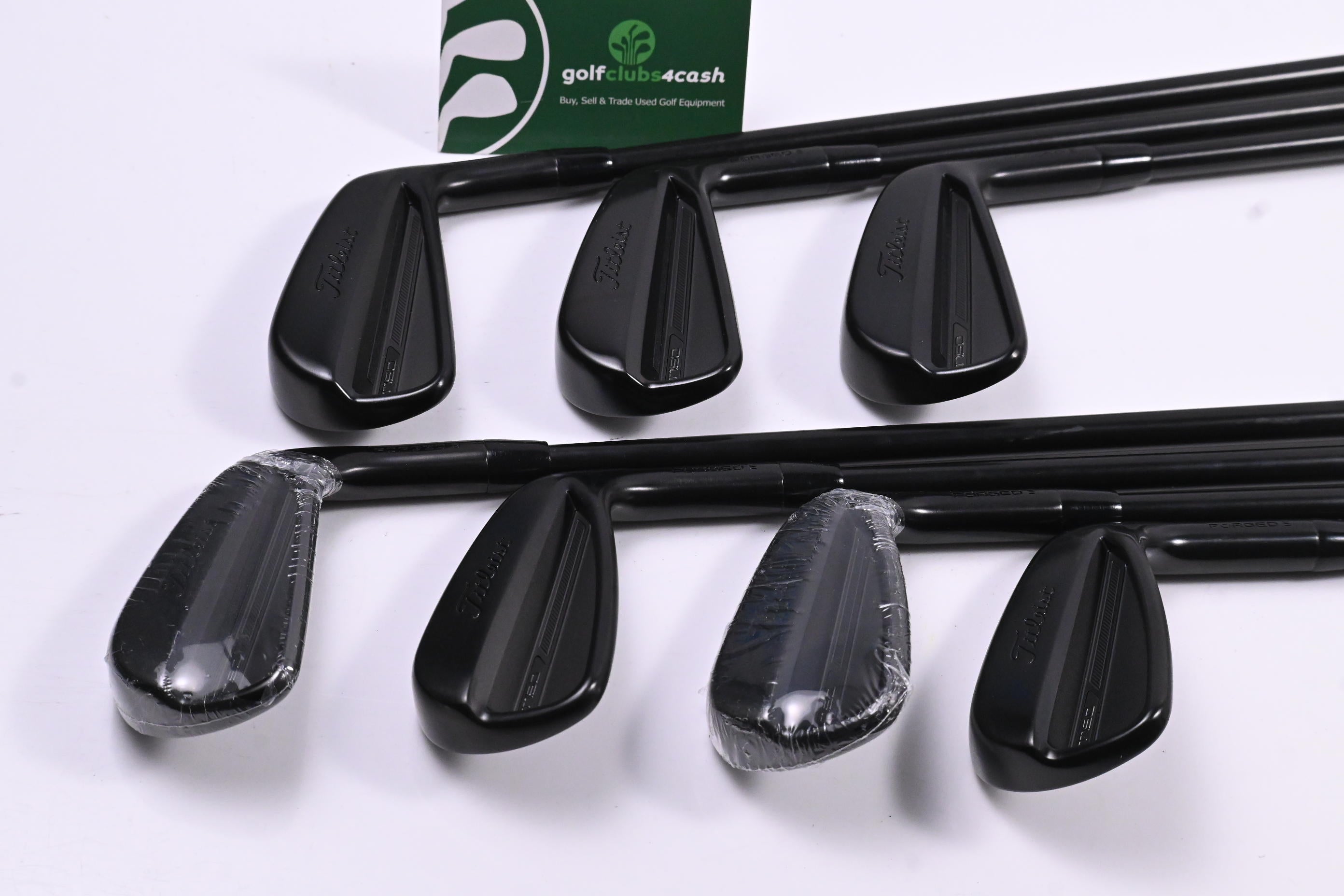 Titleist T150 Black Vapor Irons / 4-PW / Stiff Flex Project X LZ Black Shaft