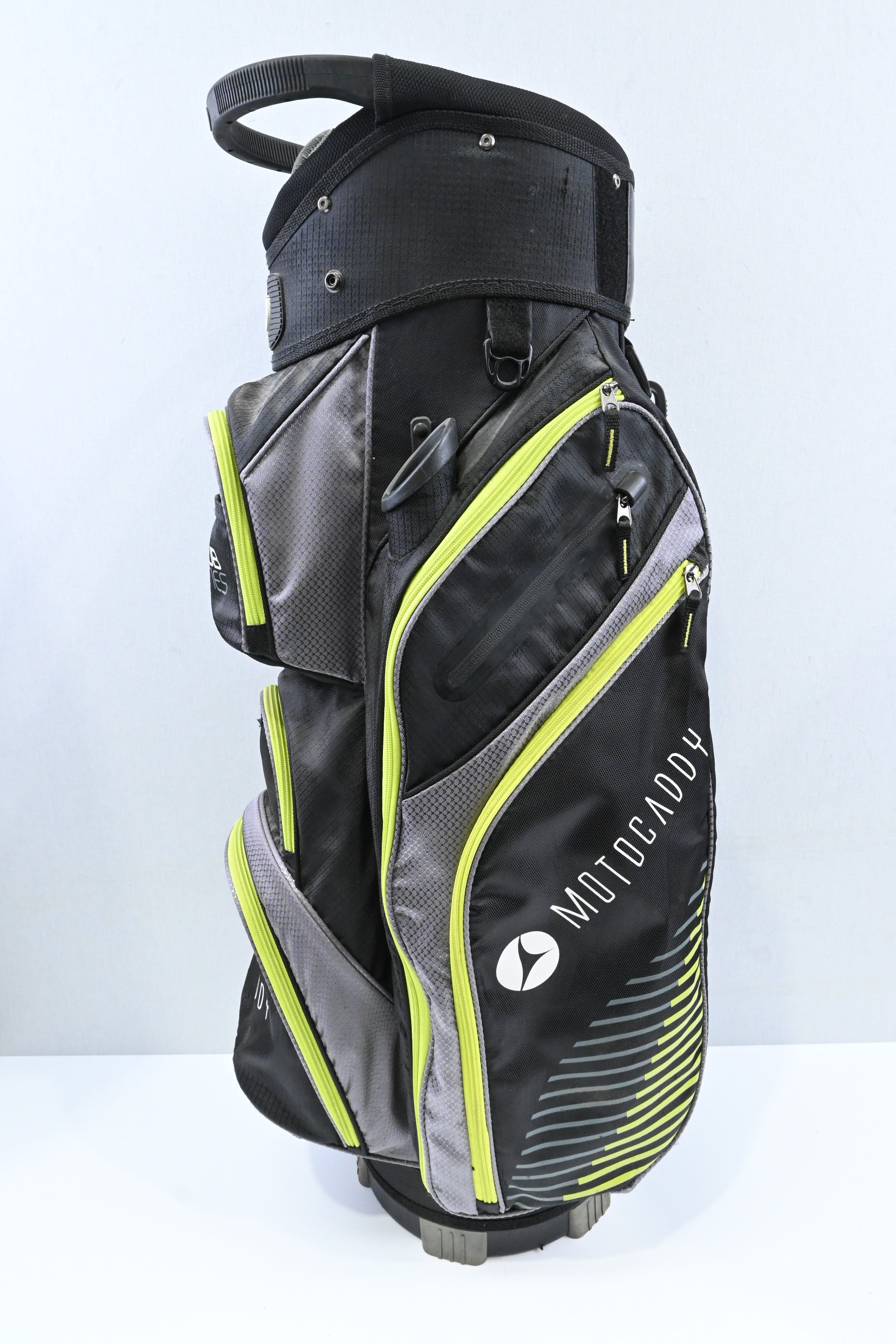 Motocaddy Club Series Cart Bag / 14-Way / Black, Grey, Green