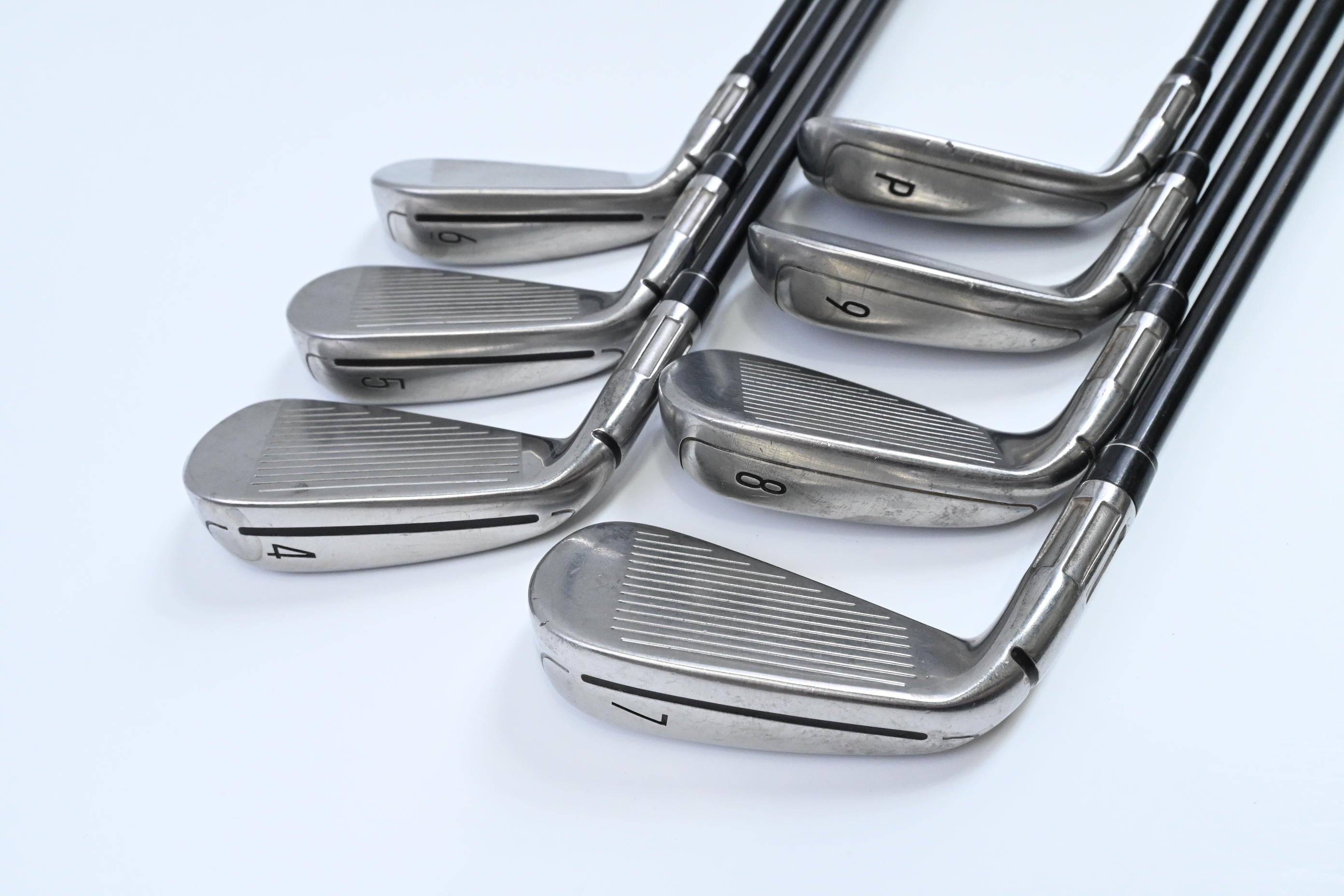 Taylormade M6 Irons / 4-PW / Regular Flex Fujikura Atmos Orange 6 Shafts