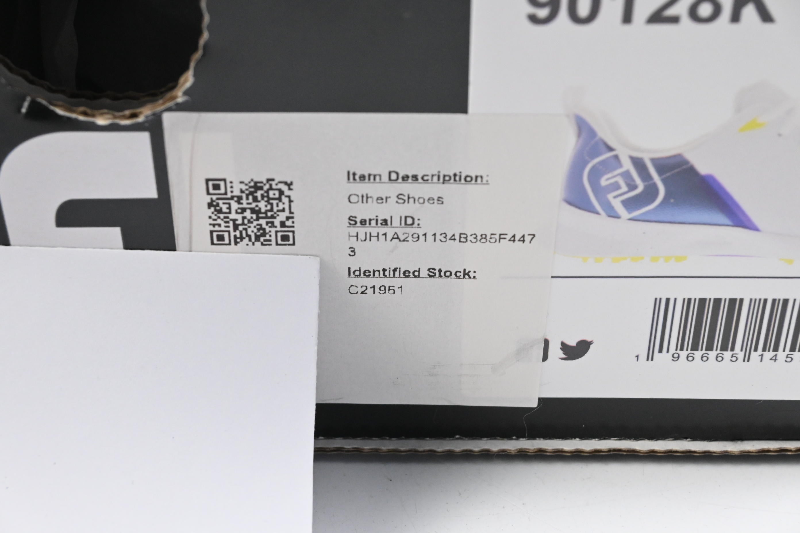 Ladies Footjoy Fuel Golf Shoes / Size UK 4 / White, Blue