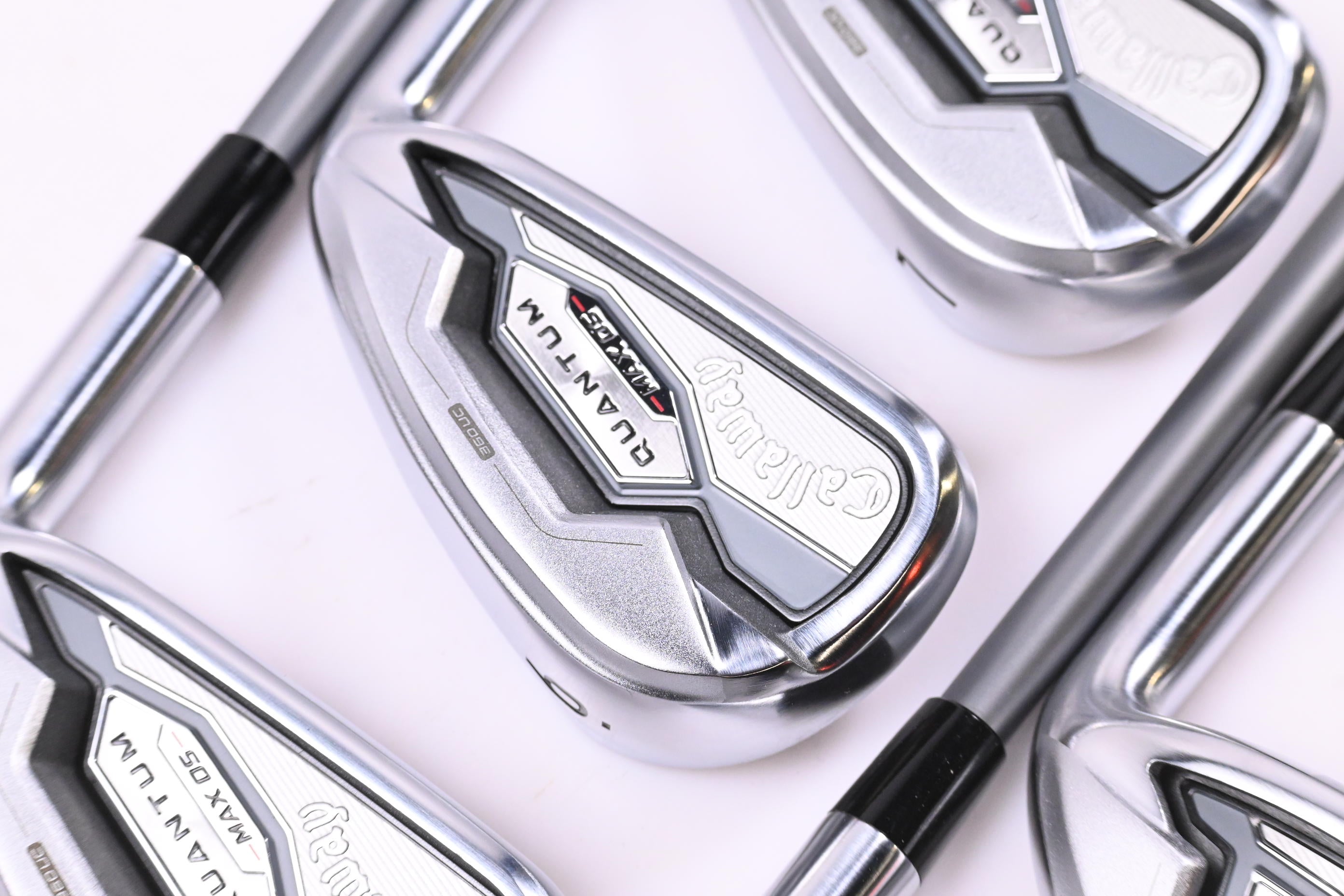 Callaway Quantum Max OS Irons / 5-PW / Regular Flex Denali Frost Silver 60