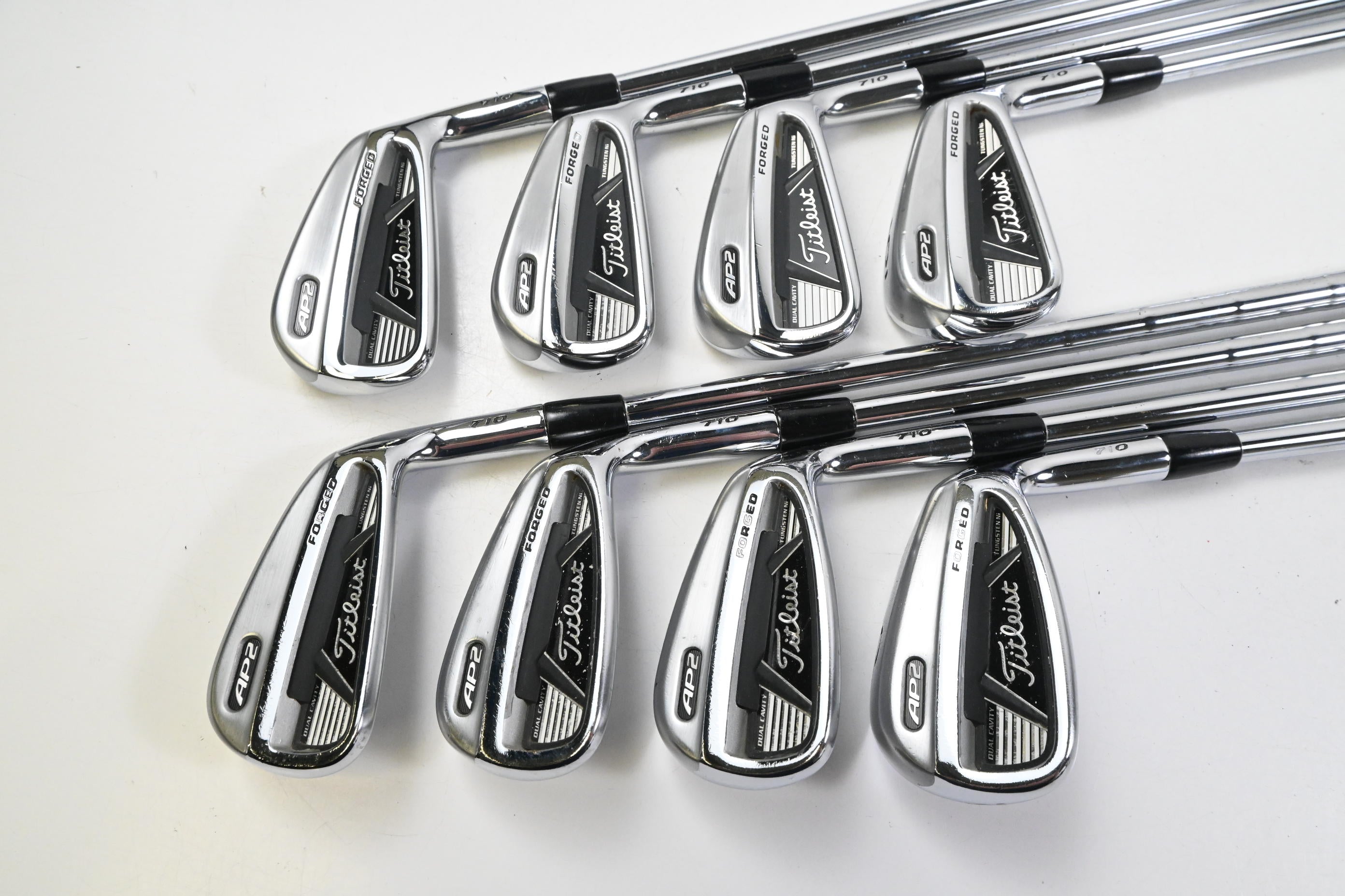 Titleist AP2 710 Irons / 3-PW / Stiff Flex KBS Tour Shafts