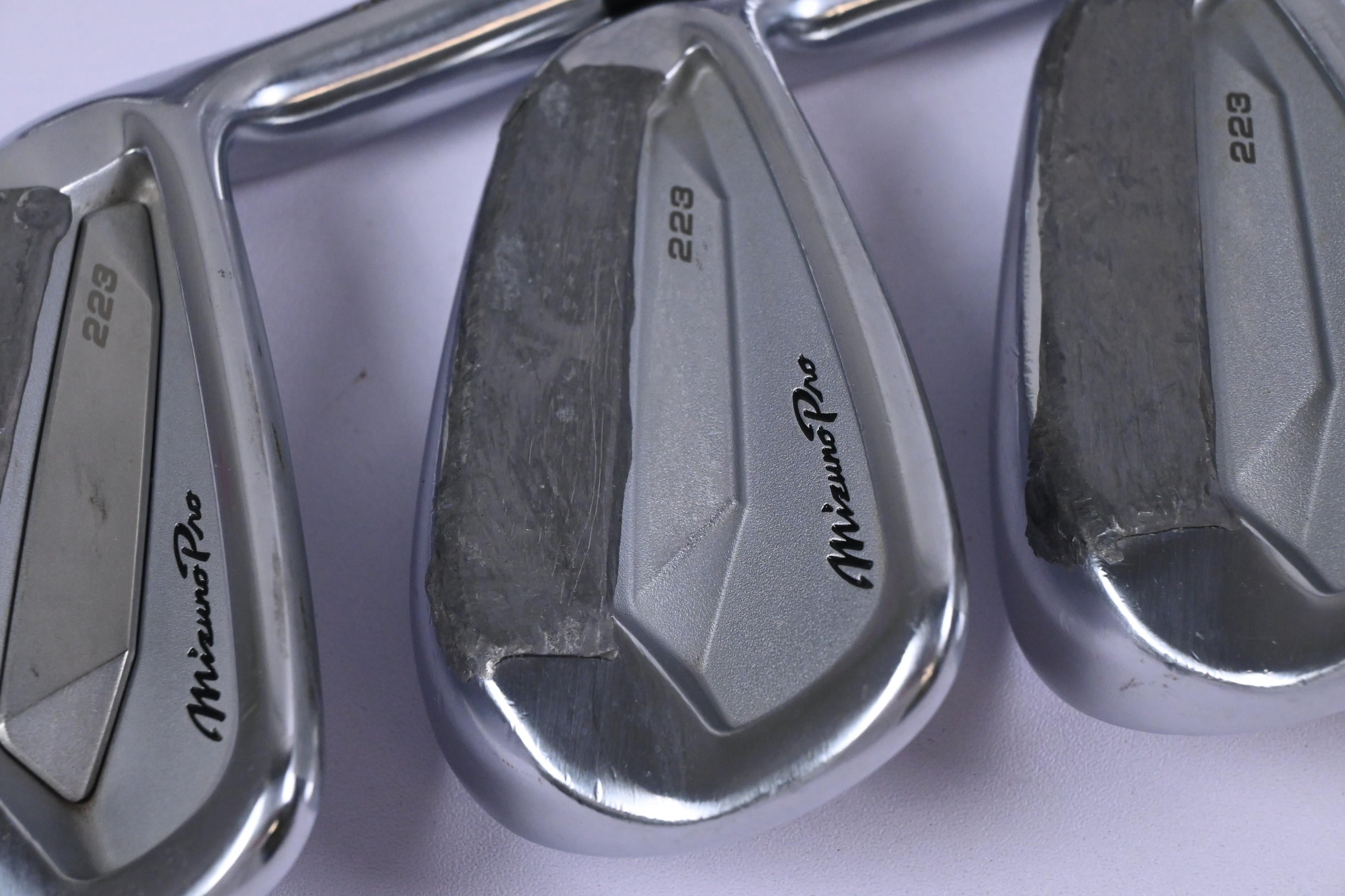 Mizuno Pro 223 Irons / 4-PW / Stiff Flex Steel Shafts