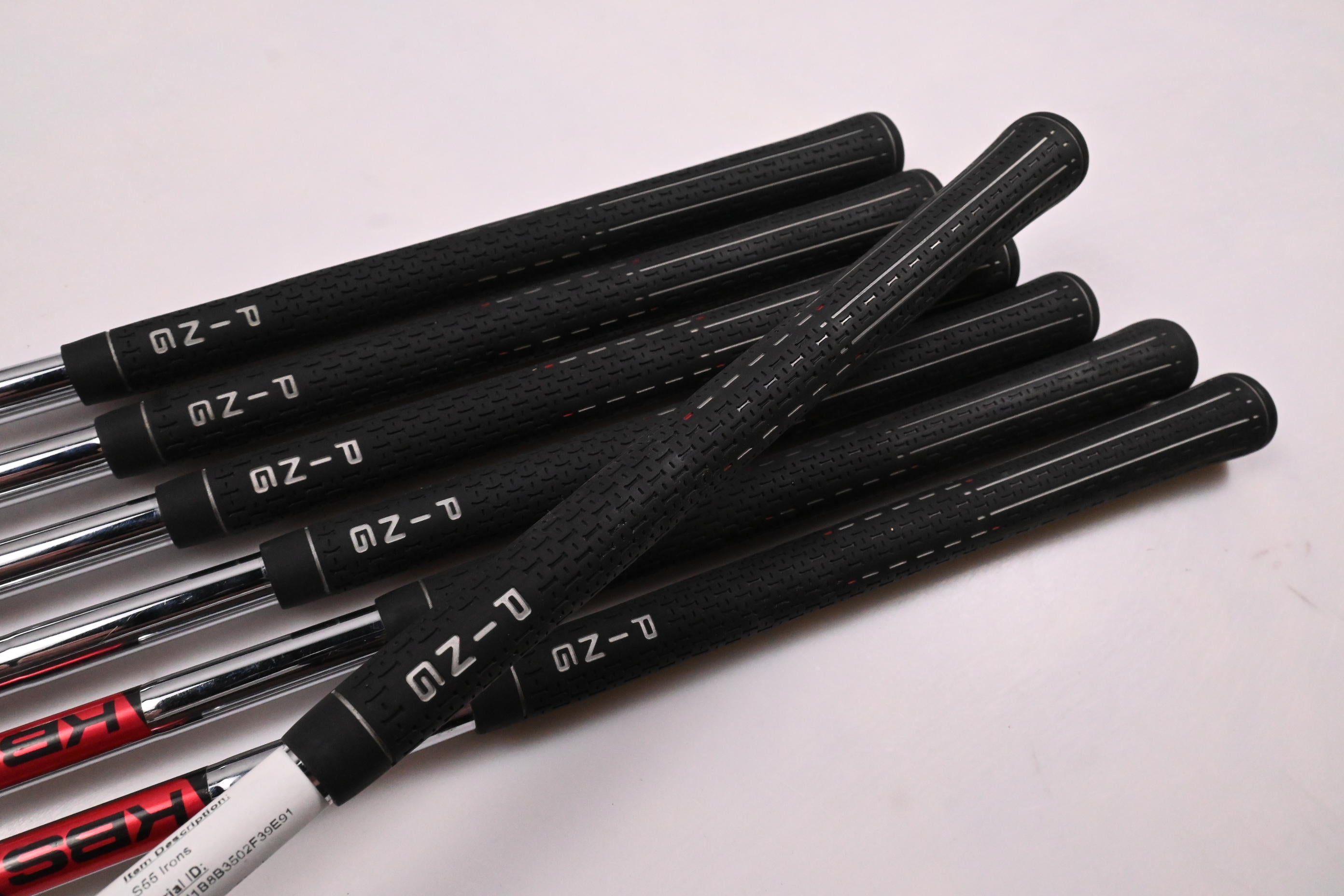 Ping S55 Irons / 4-PW / Black Dot / Stiff Flex KBS Tour 120 Shafts