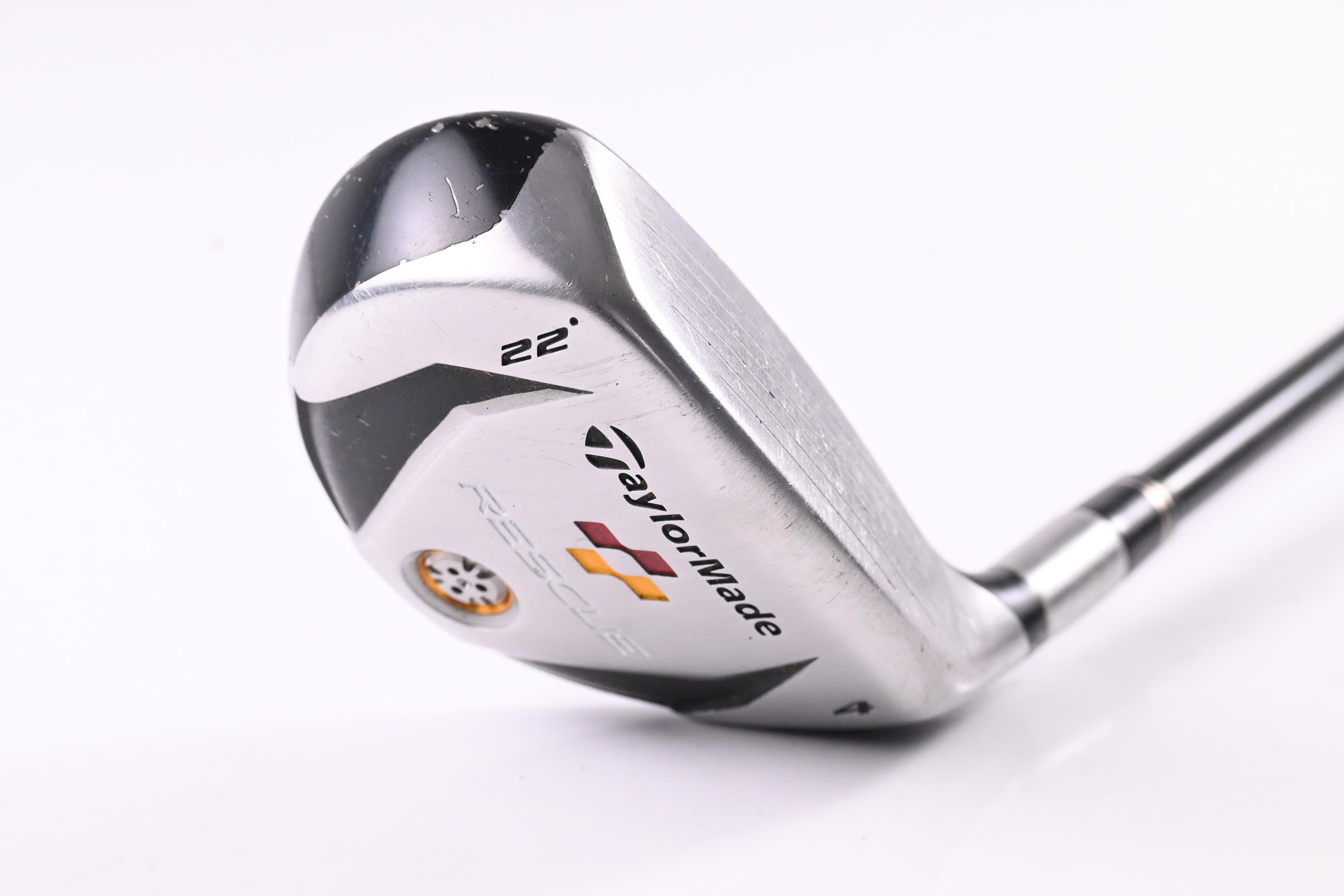 Taylormade Rescue 2009 #4 Hybrid / 22 Degree / Stiff Flex Aldila REAX 65 Shaft