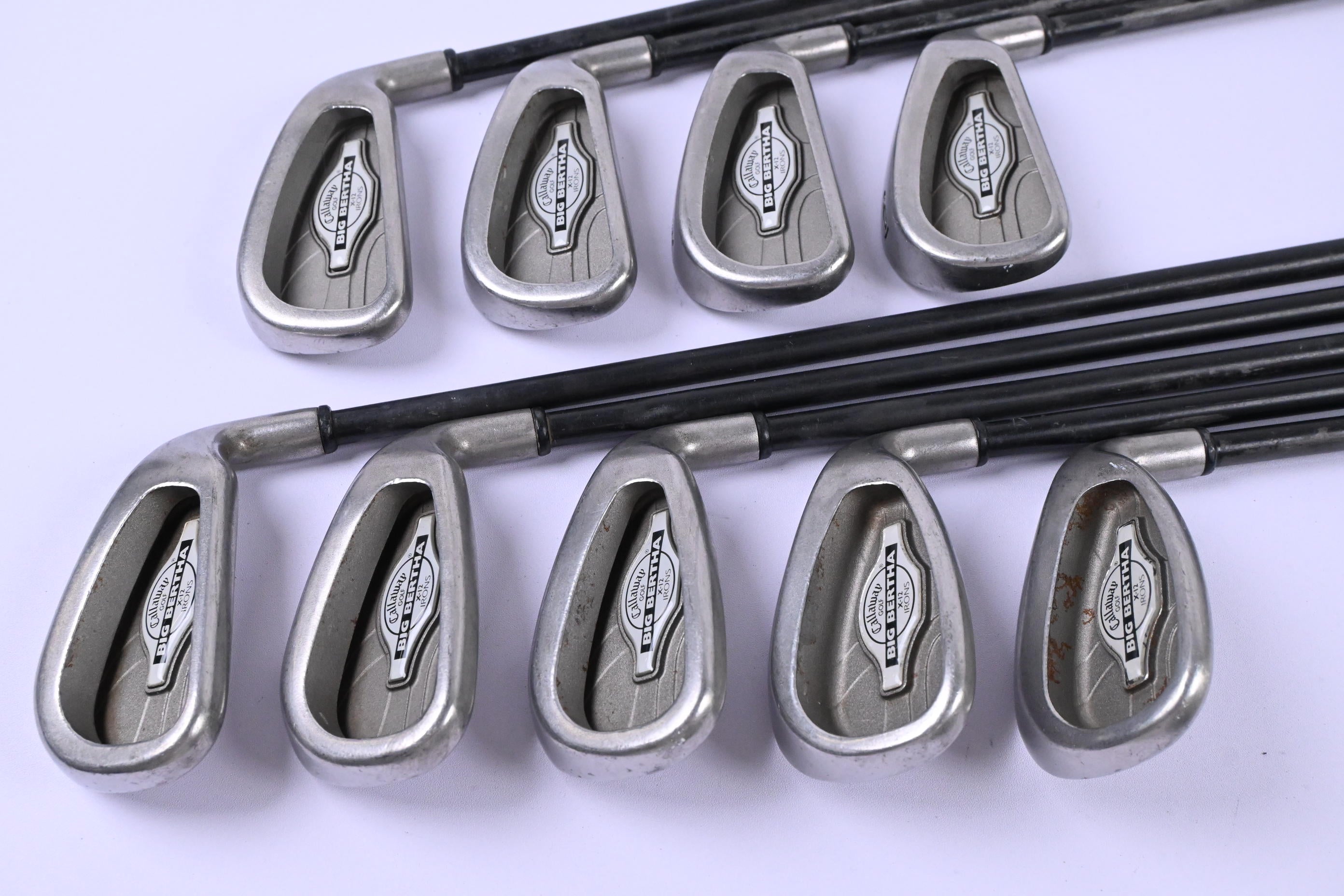 Callaway X-12 Irons / 3-PW+LW / Firm Flex Callaway RCH 96 Shafts