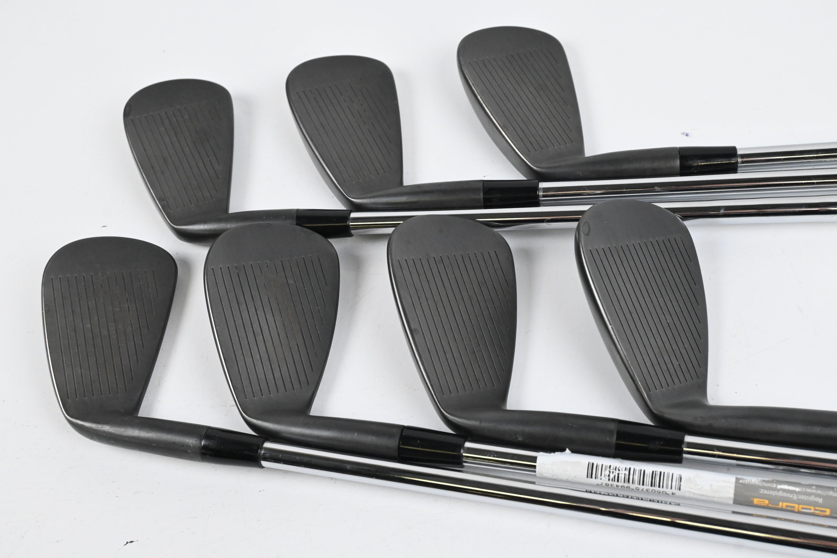Cobra King Forged Tec 2023 Black Irons / 4-PW / Stiff Flex KBS $-Taper Lite
