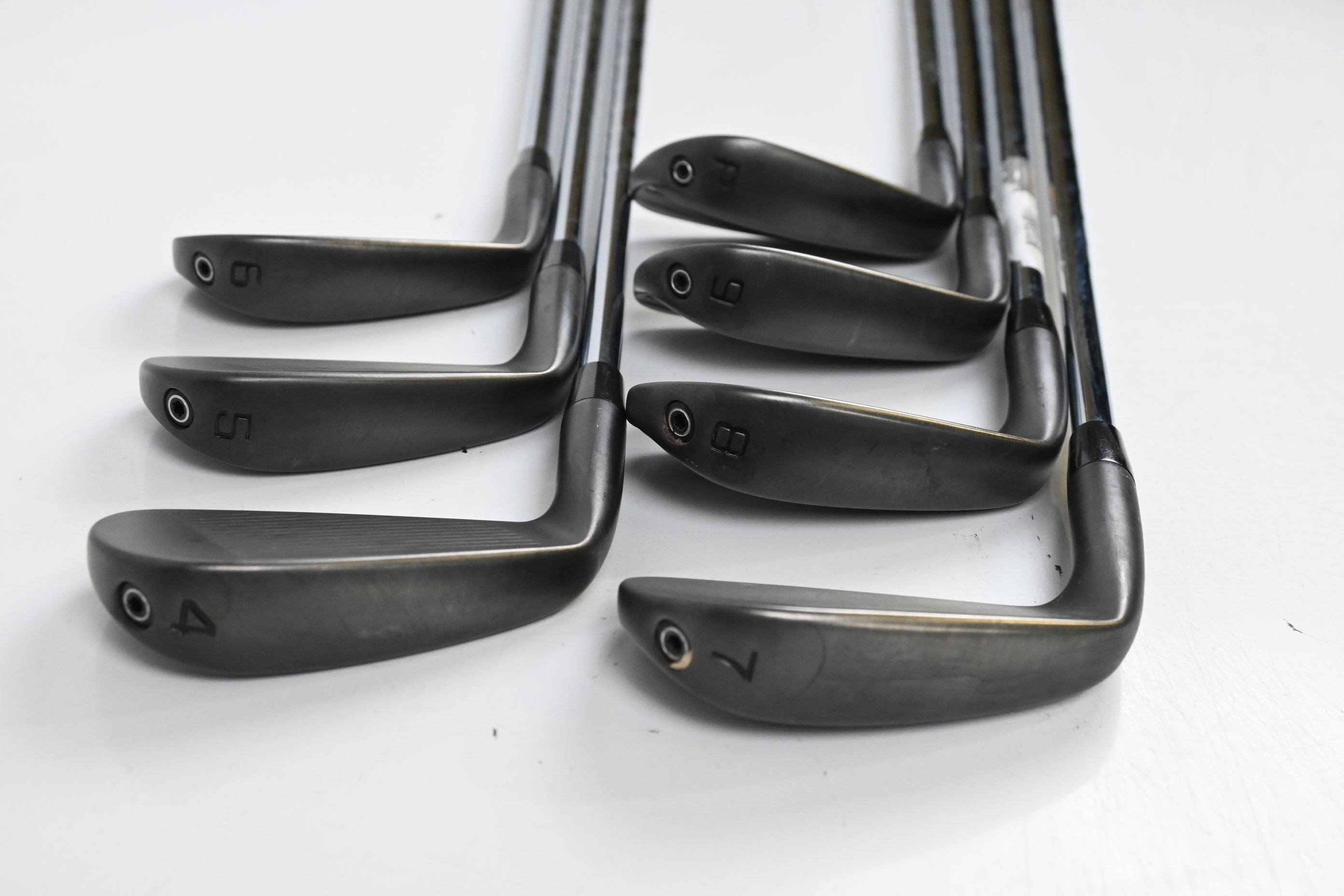 Cobra King Forged Tec 2023 Black Irons / 4-PW / Stiff Flex KBS $-Taper Lite