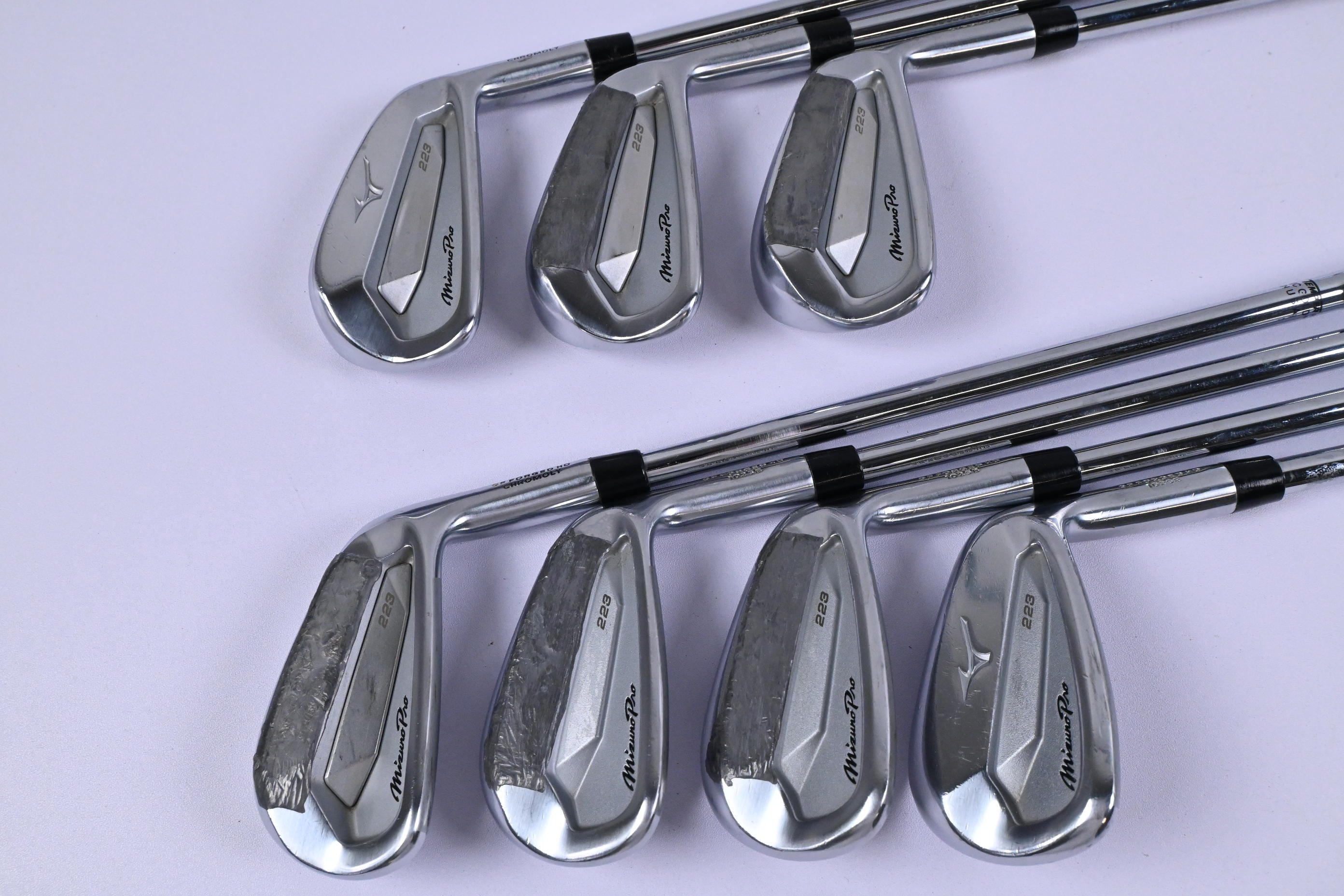 Mizuno Pro 223 Irons / 4-PW / Stiff Flex Steel Shafts