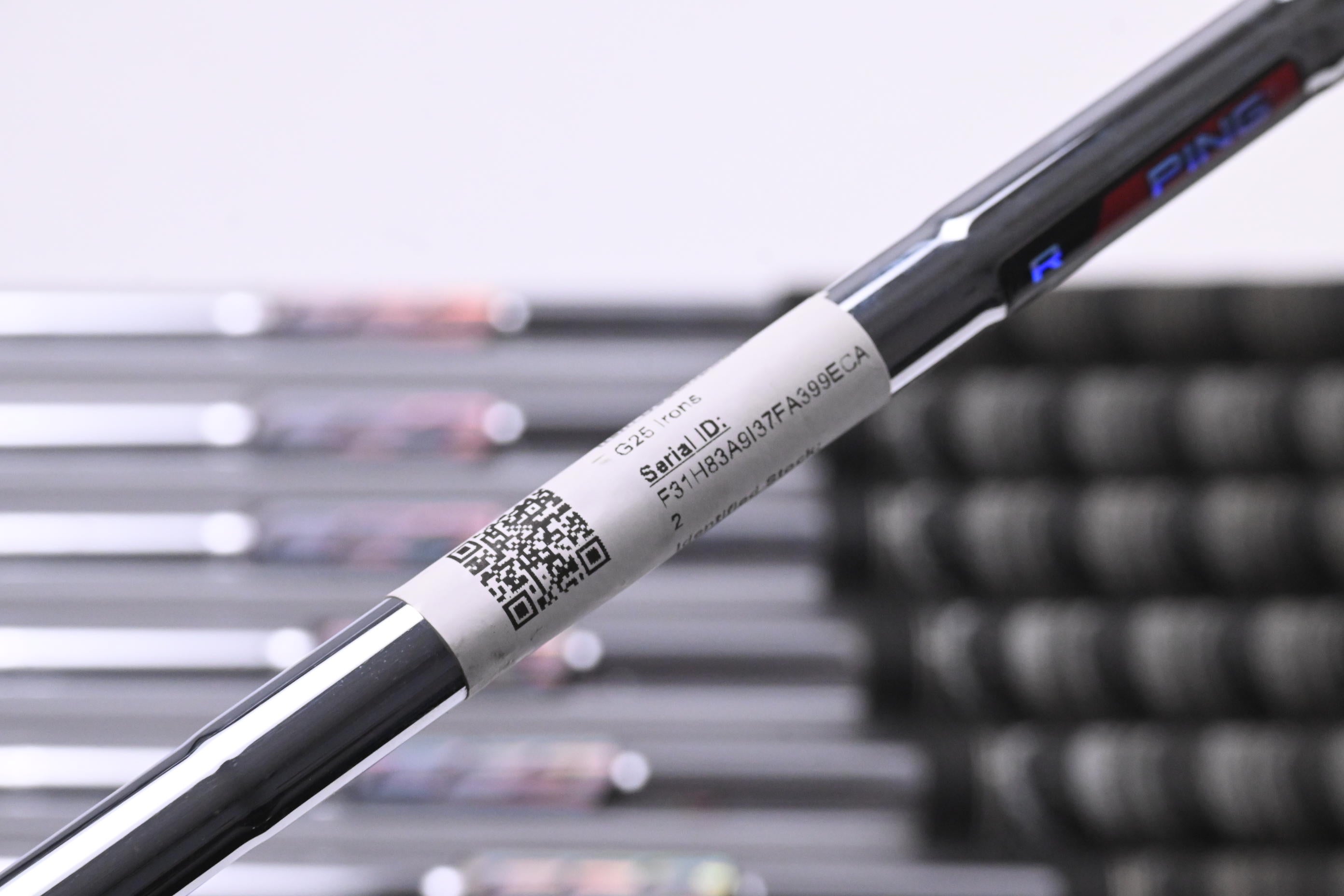 Ping G25 Irons / 5-PW+UW+SW / Green Dot / Regular Flex Ping CFS Shafts