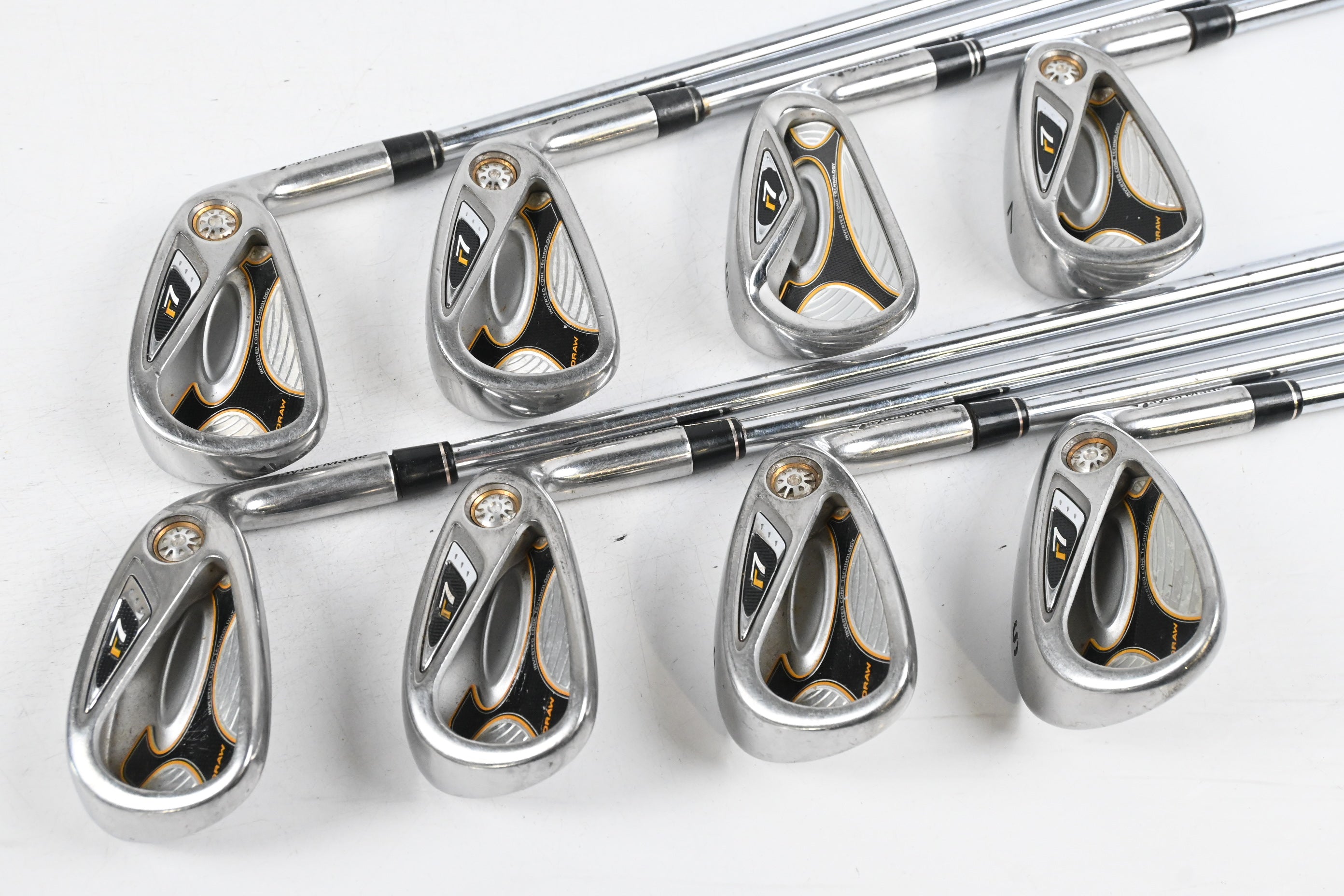 Taylormade R7 Draw Irons / 4-PW+SW / Regular Flex T-Step 90 Shafts