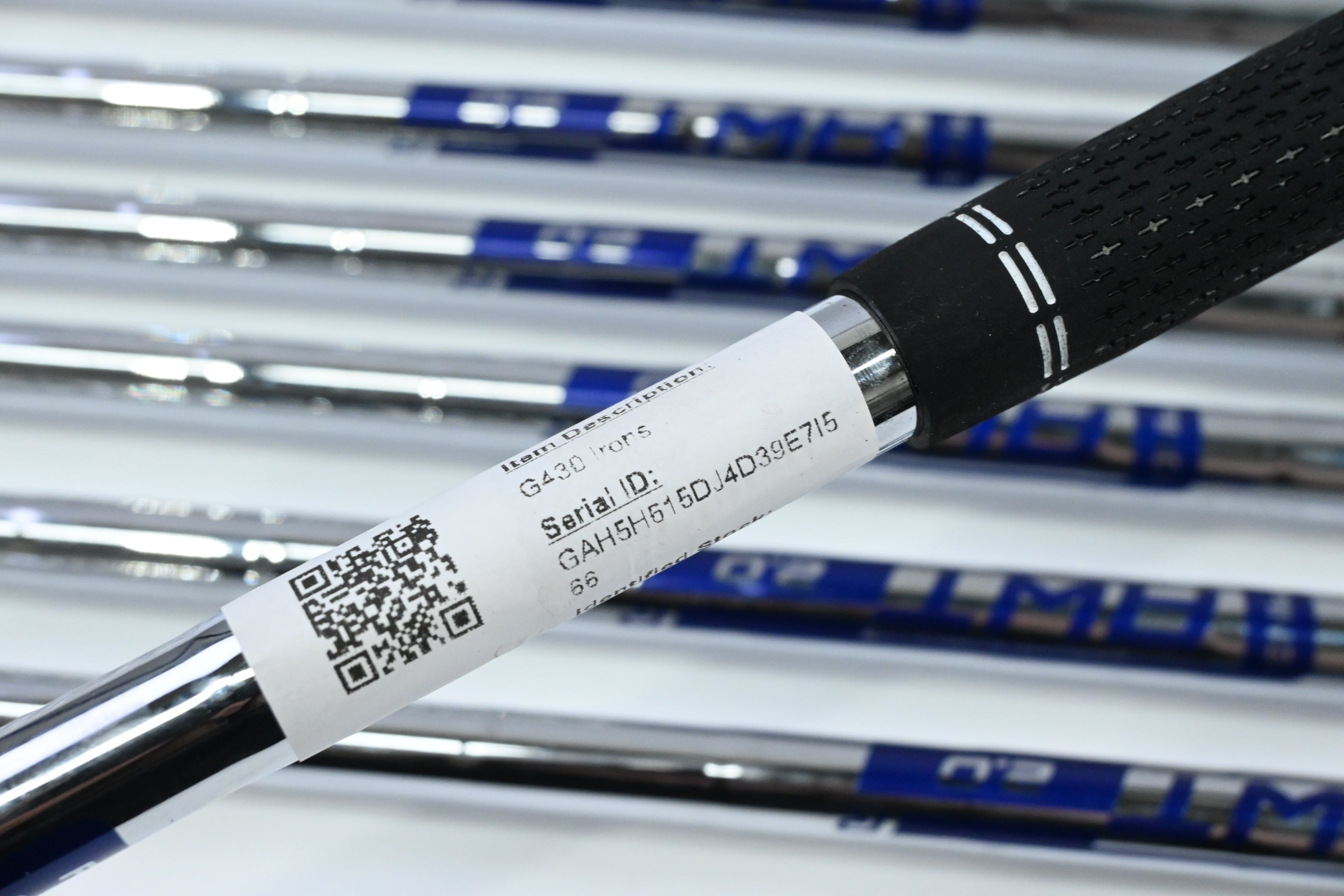 Ping G430 Irons / 5-PW+45° / Black Dot / Regular Flex Ping AWT 2.0 Shafts