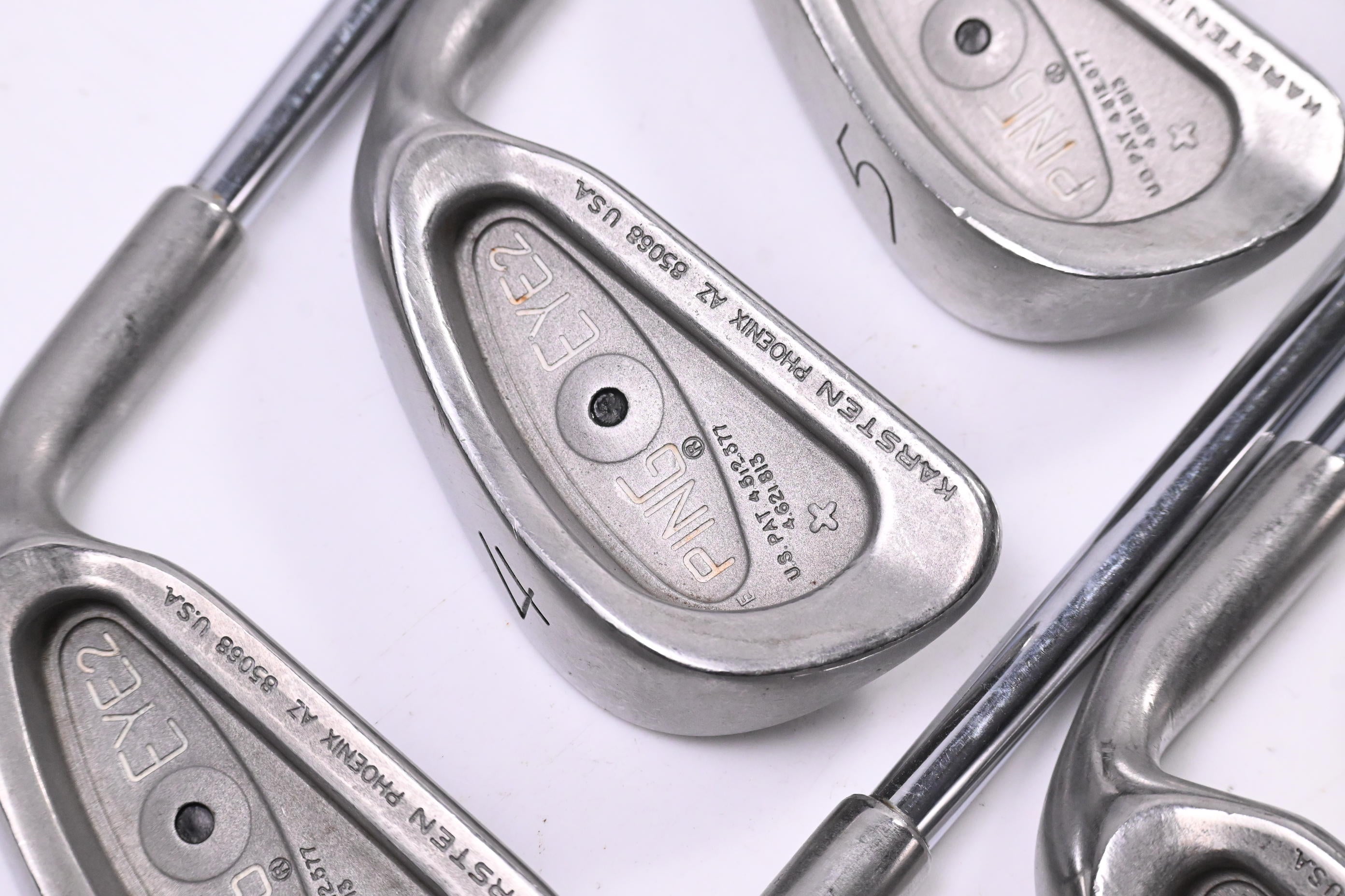 Ping Karsten Eye 2+ Irons / 3-PW / Black Dot / Stiff Flex Steel Shafts