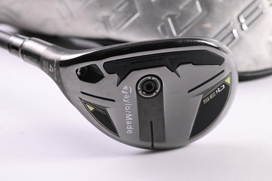 Left Hand Taylormade Qi35 #4 Hybrid / 22 Degree / Regular Flex Ventus Blue 6