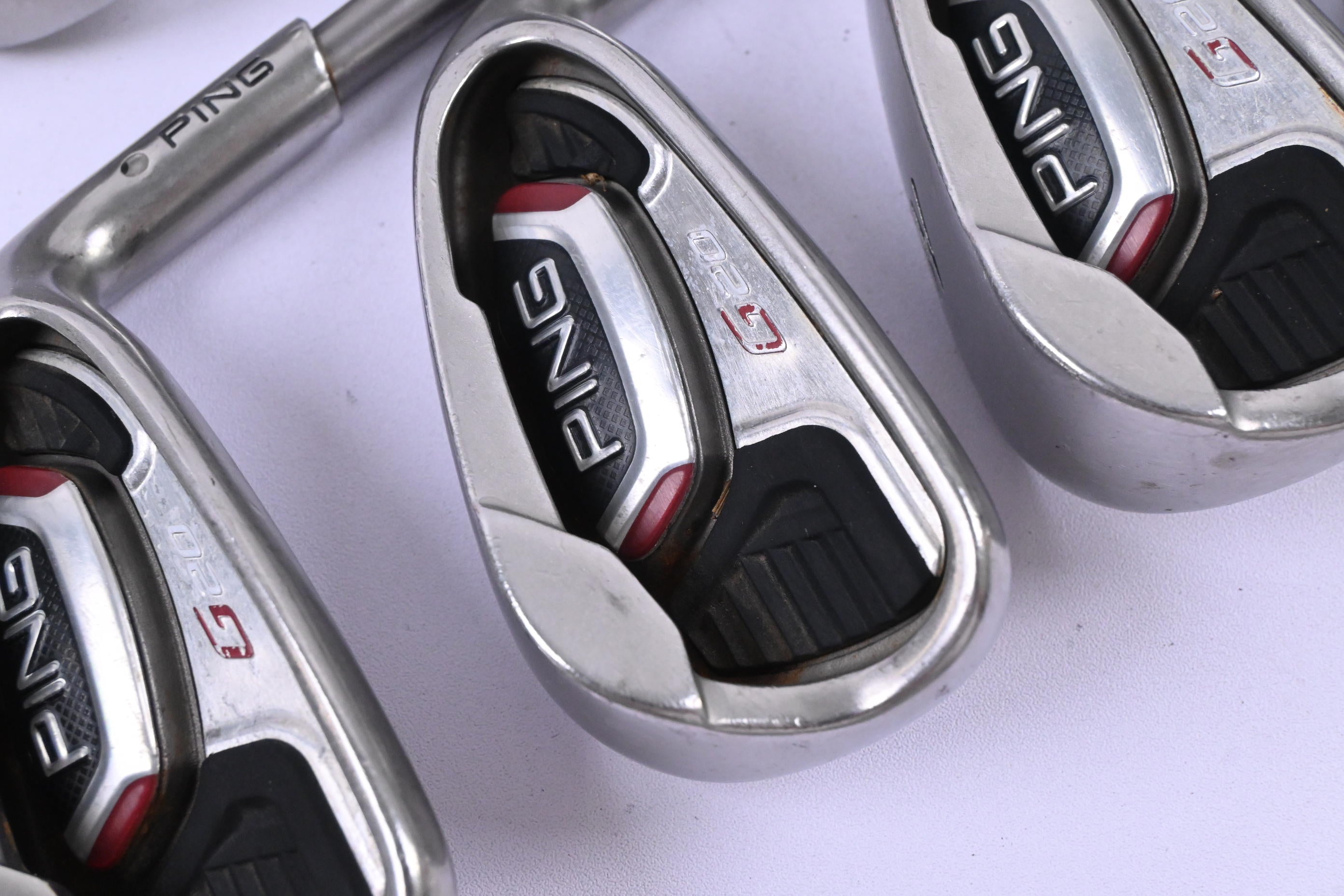 Ping G20 Irons / 5-PW+SW / Black Dot / Regular Flex Ping TFC 169 Shafts