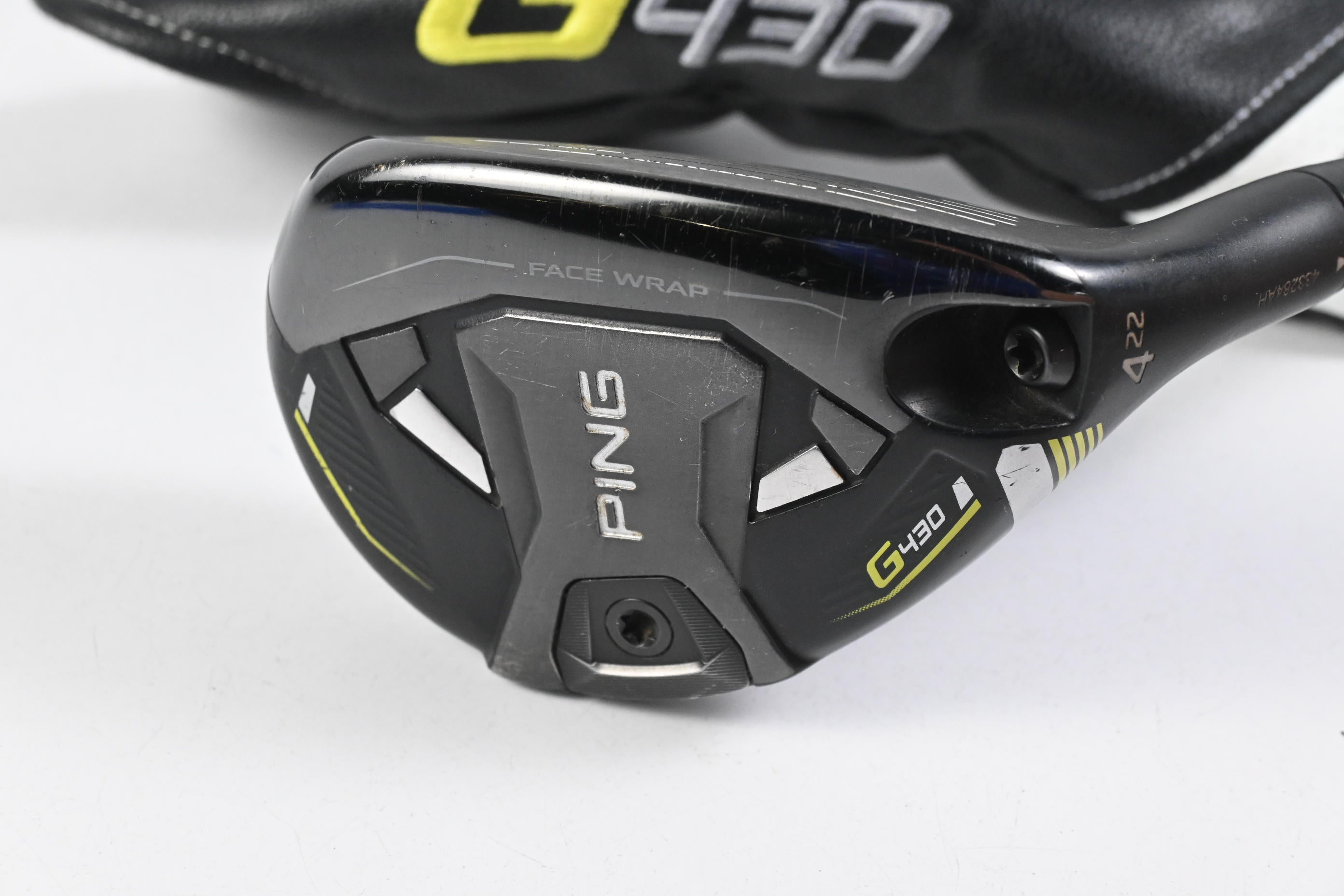 Ping G430 #4 Hybrid / 22 Degree / Stiff Flex Hzrdus Smoke Red RDX 80 Shaft