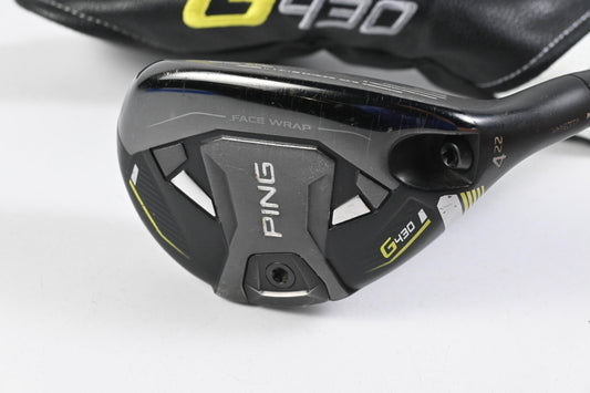 Ping G430 #4 Hybrid / 22 Degree / Stiff Flex Hzrdus Smoke Red RDX 80 Shaft