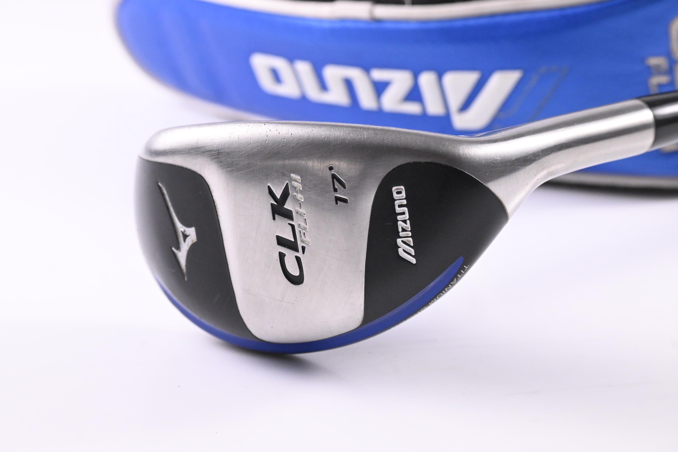 Mizuno CLK Fli-Hi #2 Hybrid / 17 Degree / Stiff Flex Mizuno Exsar HS2 80 Shaft