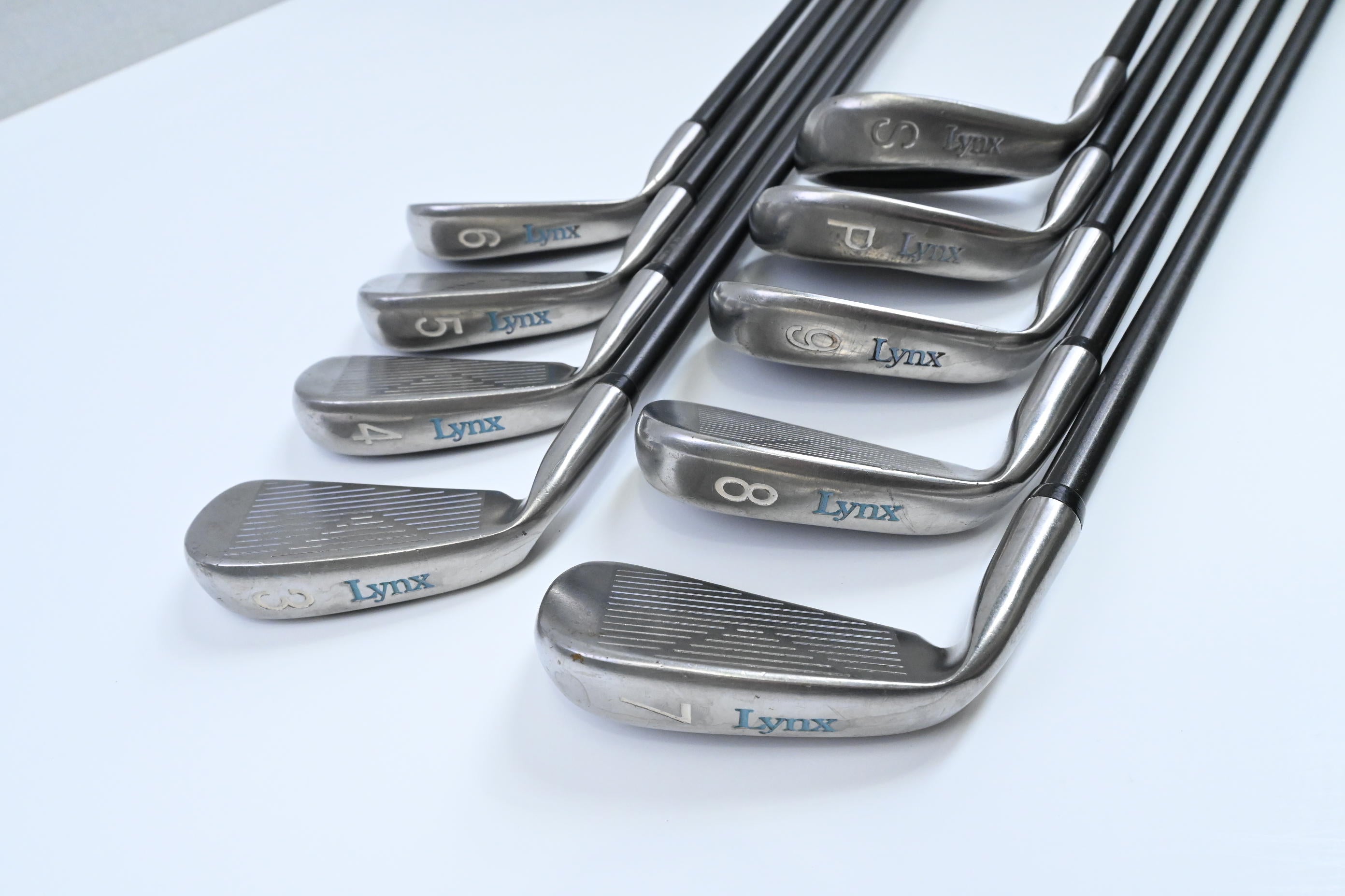 Ladies Lynx Black Cat 1995 Irons / 3-PW+SW / Ladies Flex Flare Unifiber Shafts