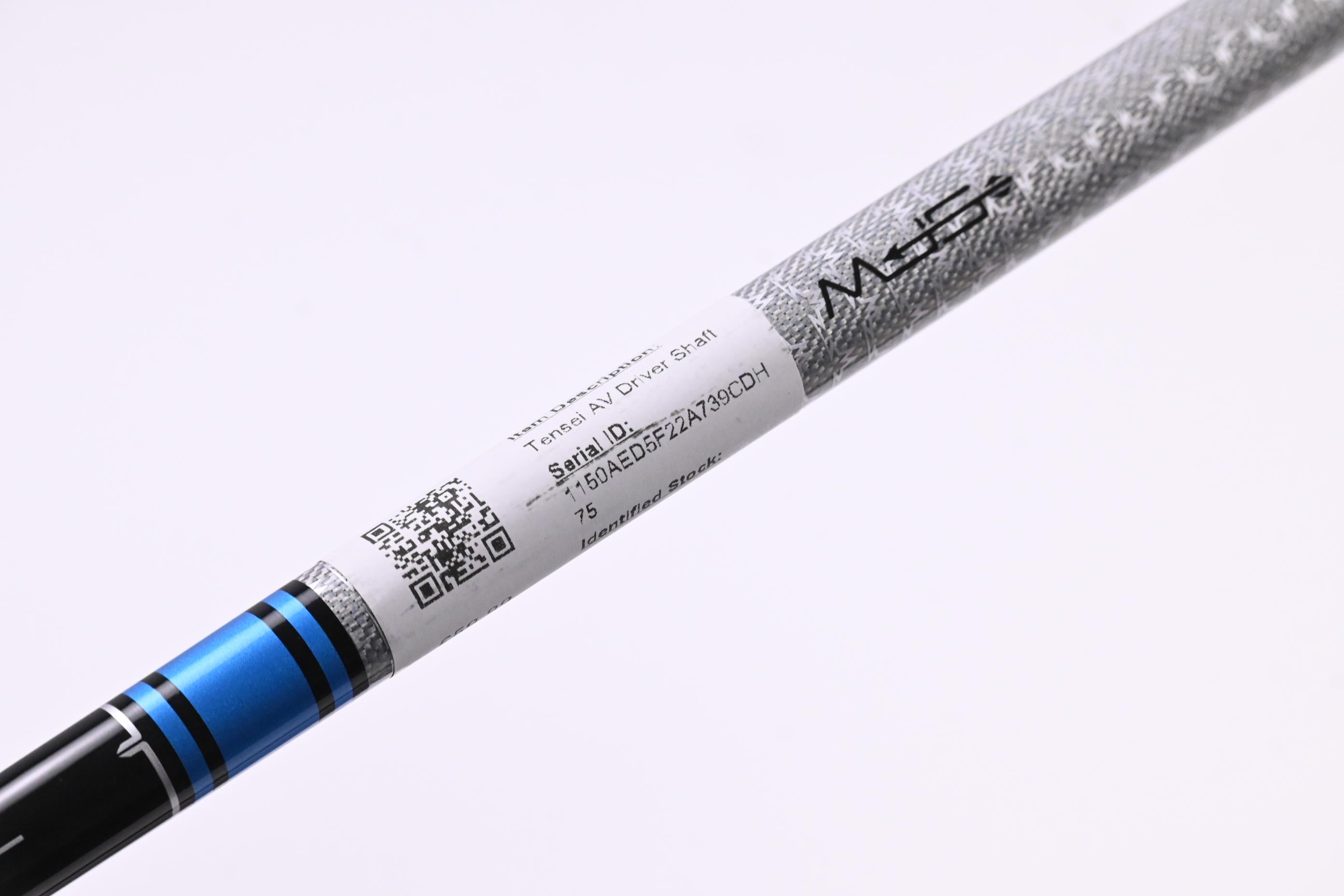 Mitsubishi Tensei AV Blue 55 Driver Shaft / Stiff Flex / Titleist Adapter