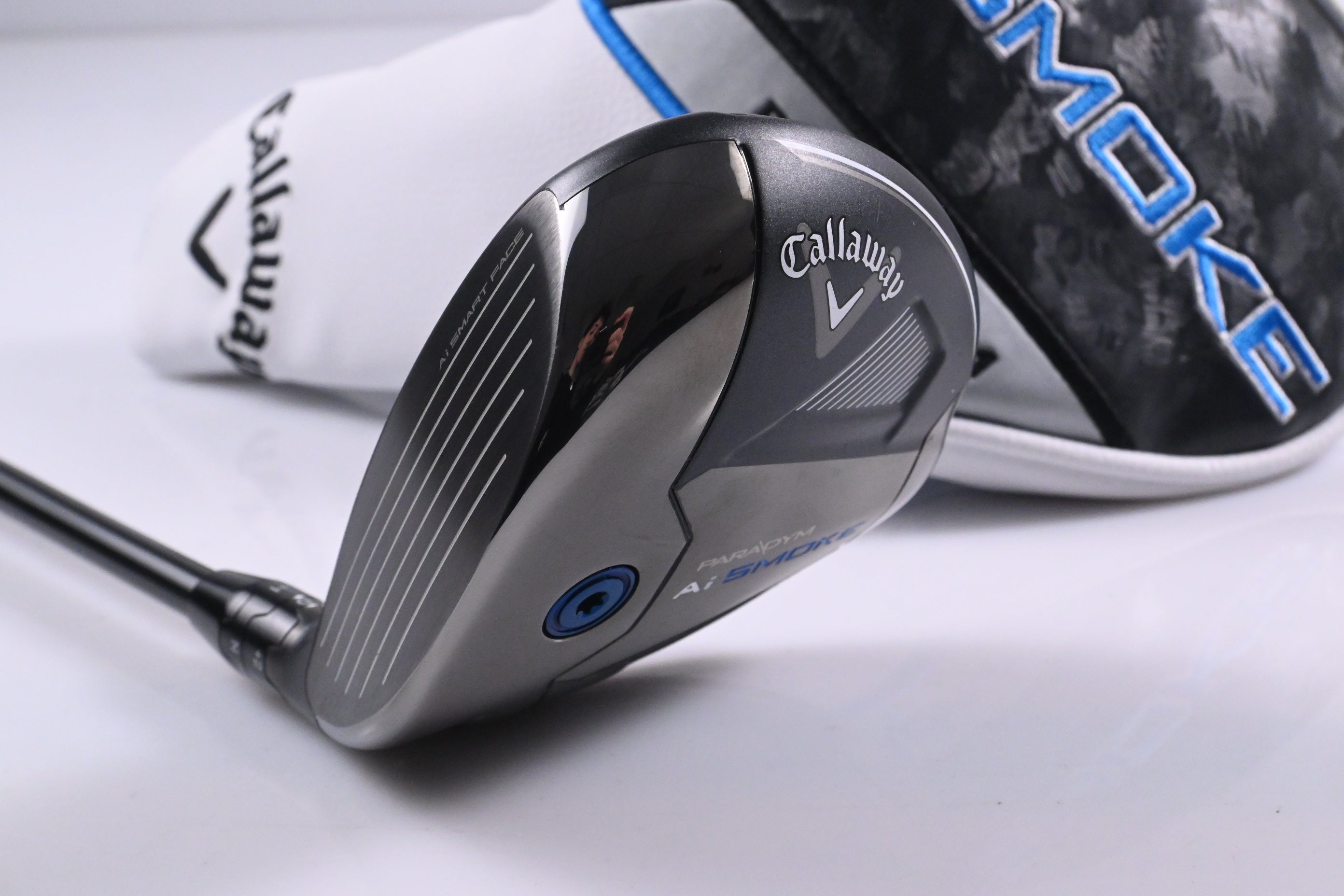 Left Hand Callaway Paradym Ai Smoke Triple Diamond #3 Wood / 15 Degree / Stiff