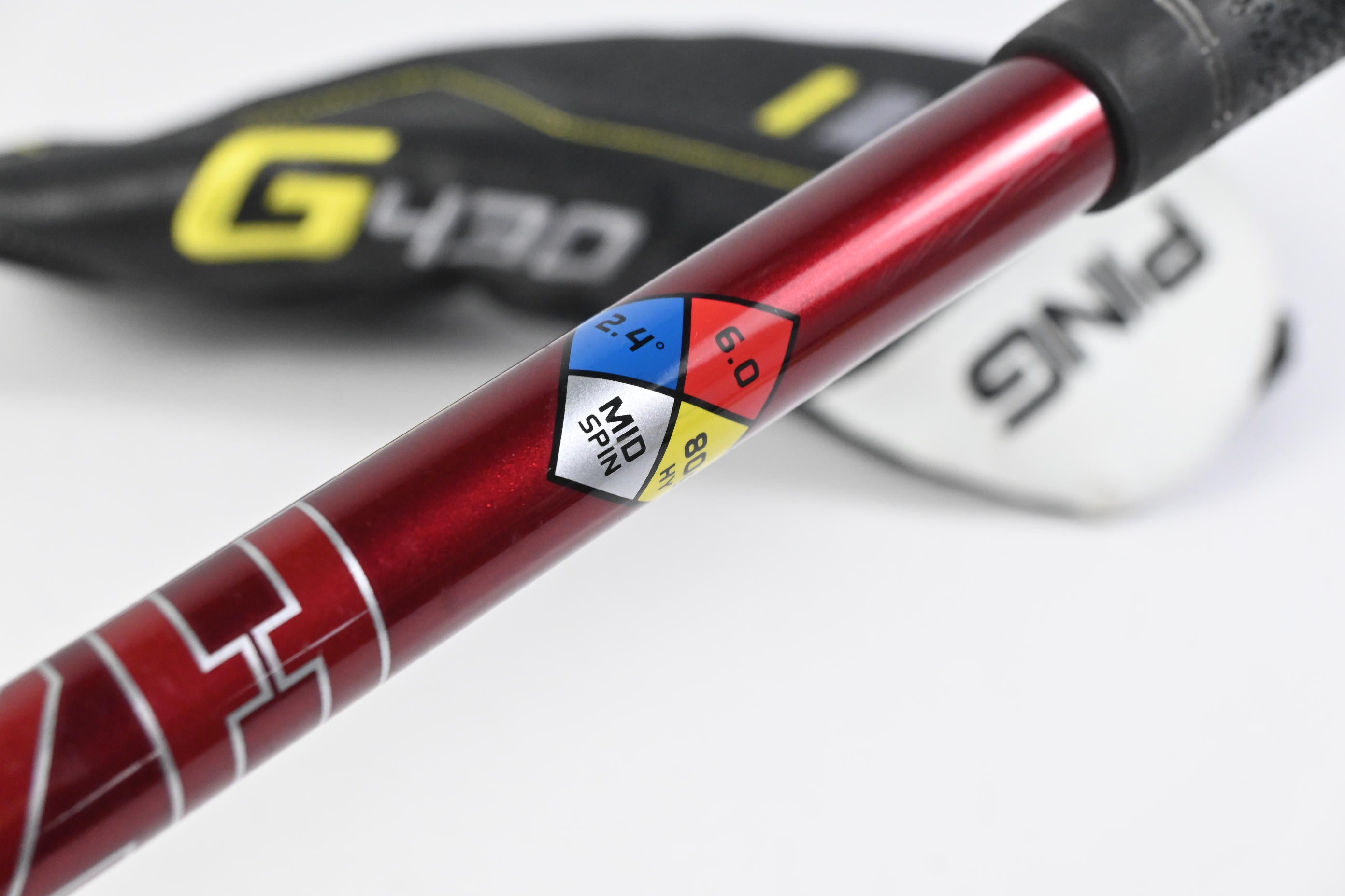 Ping G430 #4 Hybrid / 22 Degree / Stiff Flex Hzrdus Smoke Red RDX 80 Shaft