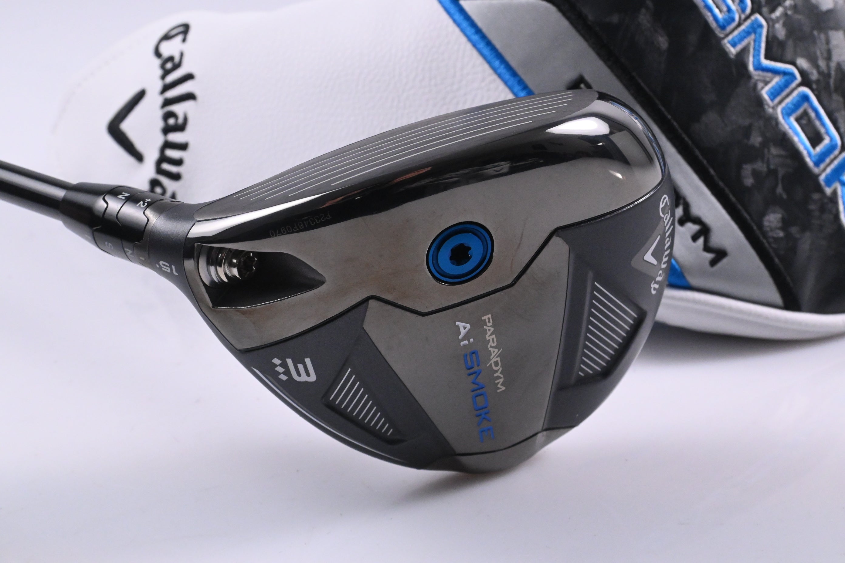 Left Hand Callaway Paradym Ai Smoke Triple Diamond #3 Wood / 15 Degree / Stiff