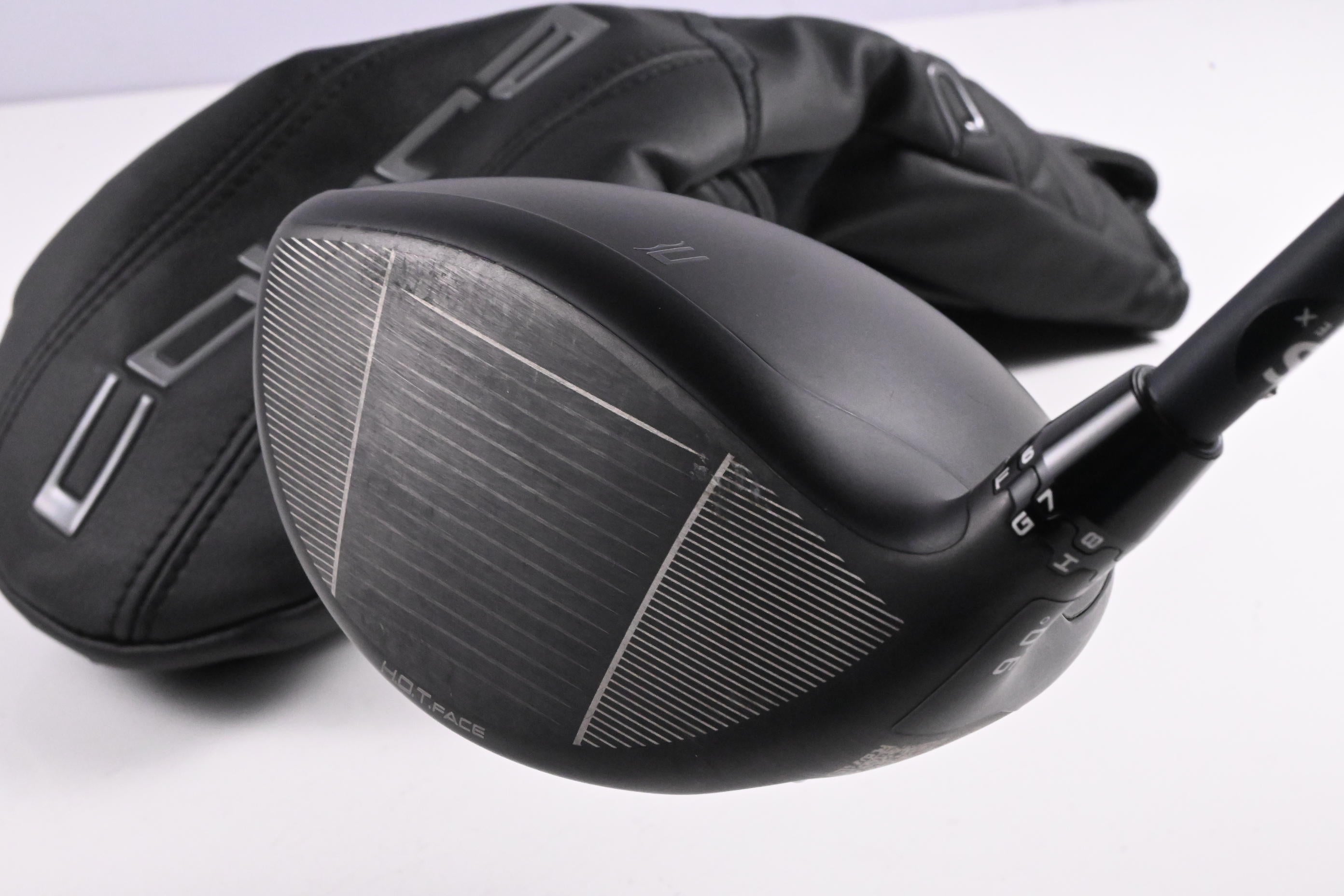 Cobra DS-Adapt X Driver / 9 Degree / Stiff Flex HZRDUS Black 60 Palm Tree Crew