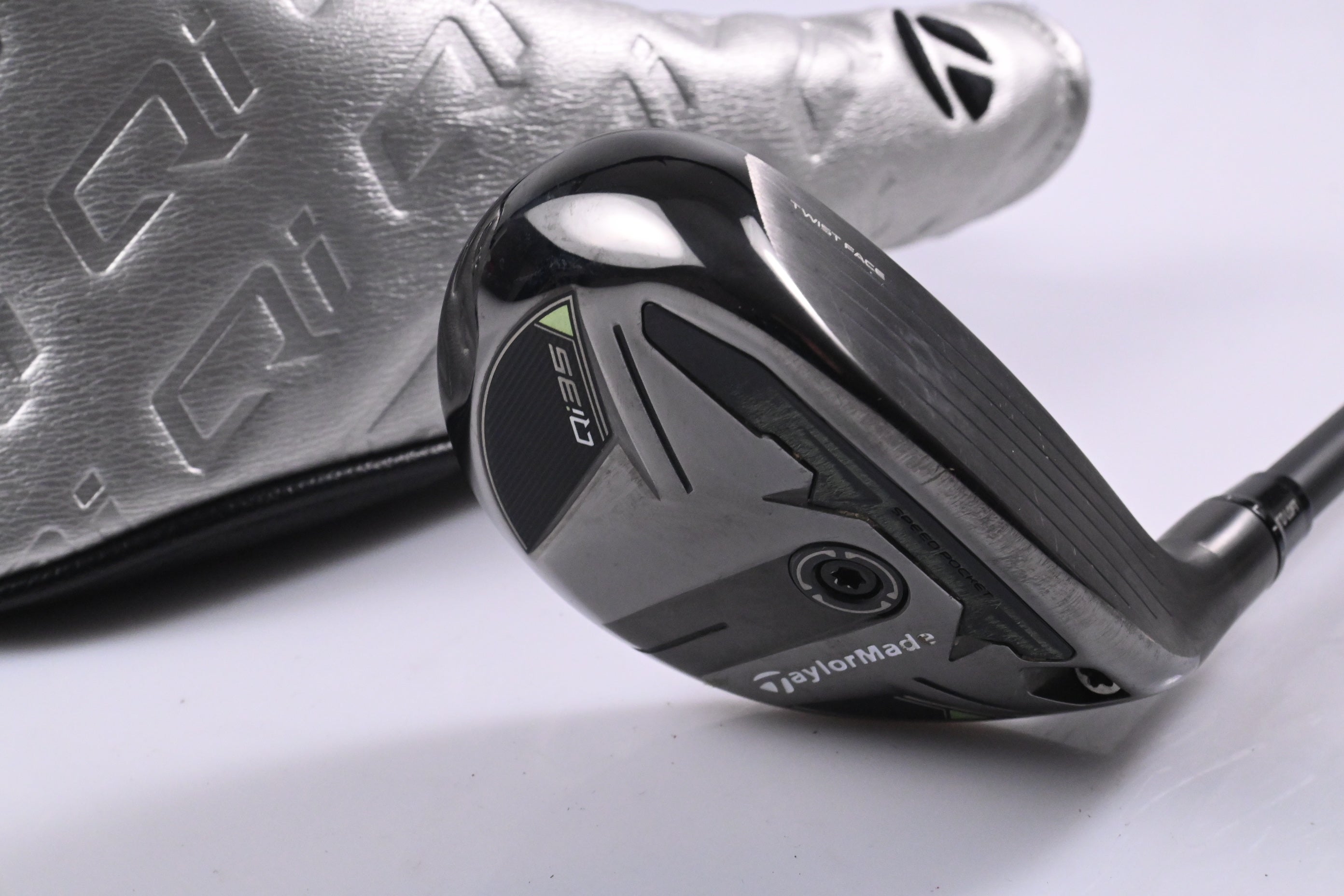 Taylormade Qi35 #3 Hybrid / 19 Degree / Stiff Flex Fujikura Ventus Blue 7 Shaft