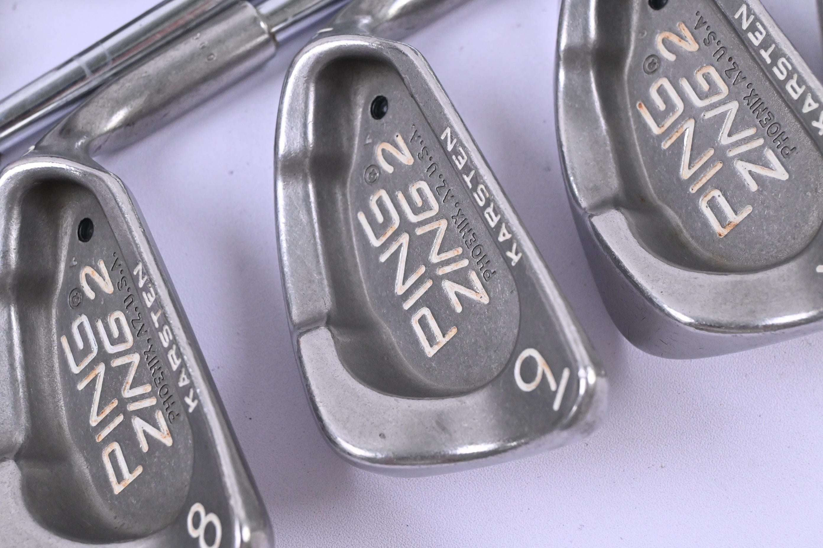 Ping Zing 2 Irons / 3-PW+SW / Black Dot / Stiff Flex Ping JZ Shafts