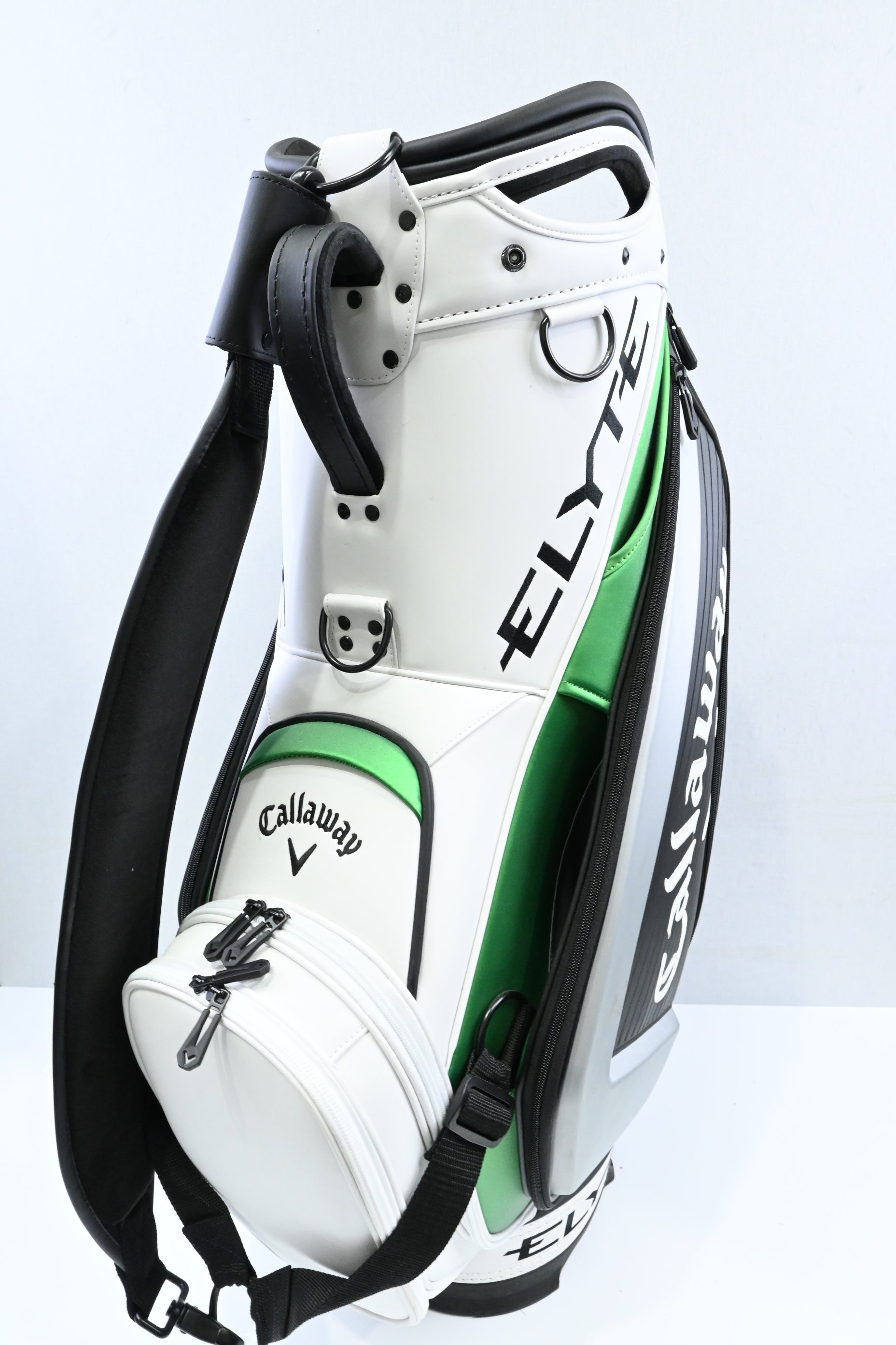 Callaway Elyte Tour Bag / 6-Way / White, Green, Black