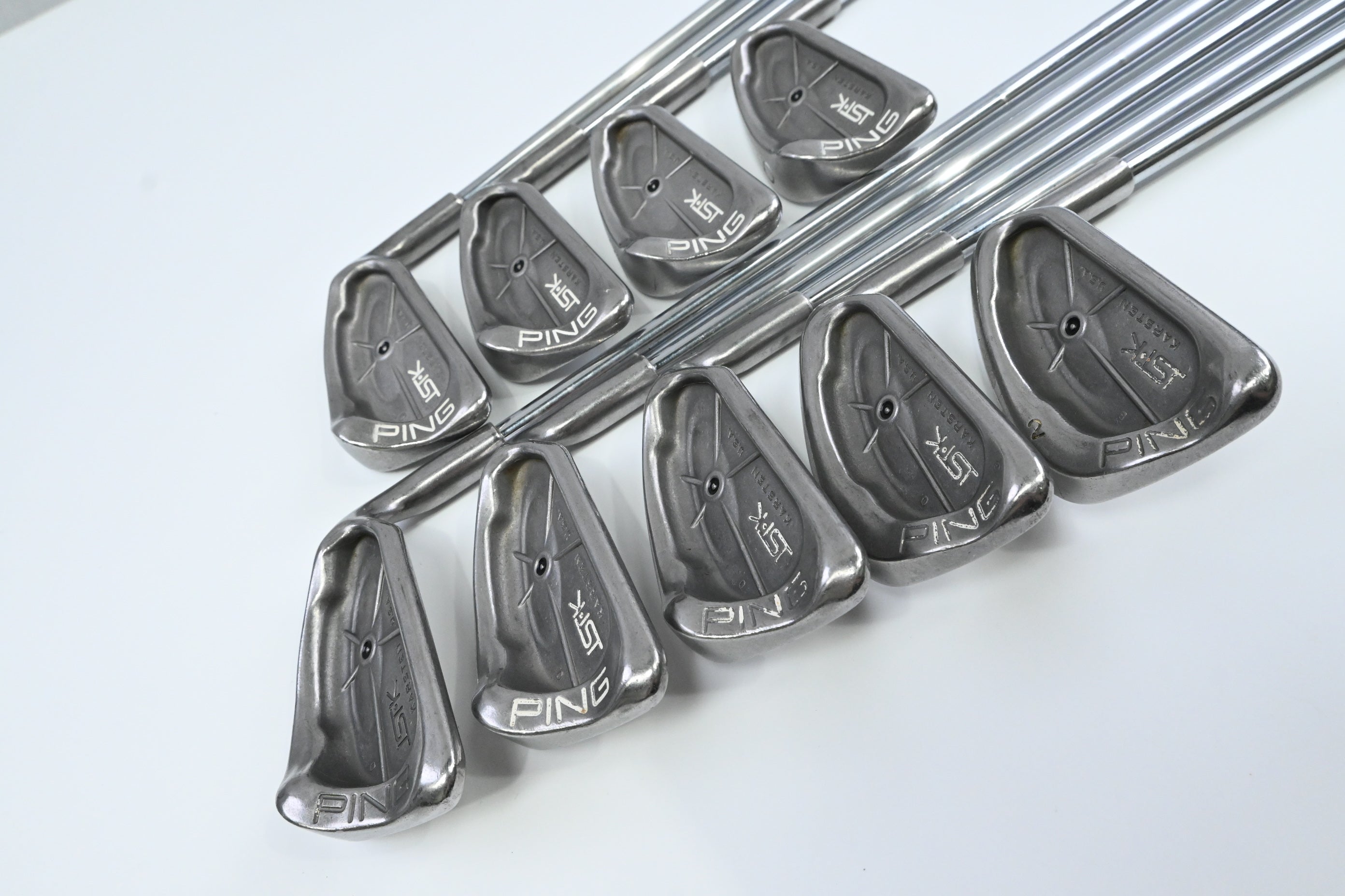 Ping ISI-K Irons / 3-PW+SW / Black Dot / Stiff Flex Ping Cushin JZ Shafts