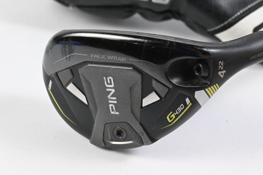 Ping G430 #4 Hybrid / 22 Degree / Stiff Flex Hzrdus Smoke Red RDX 80 Shaft