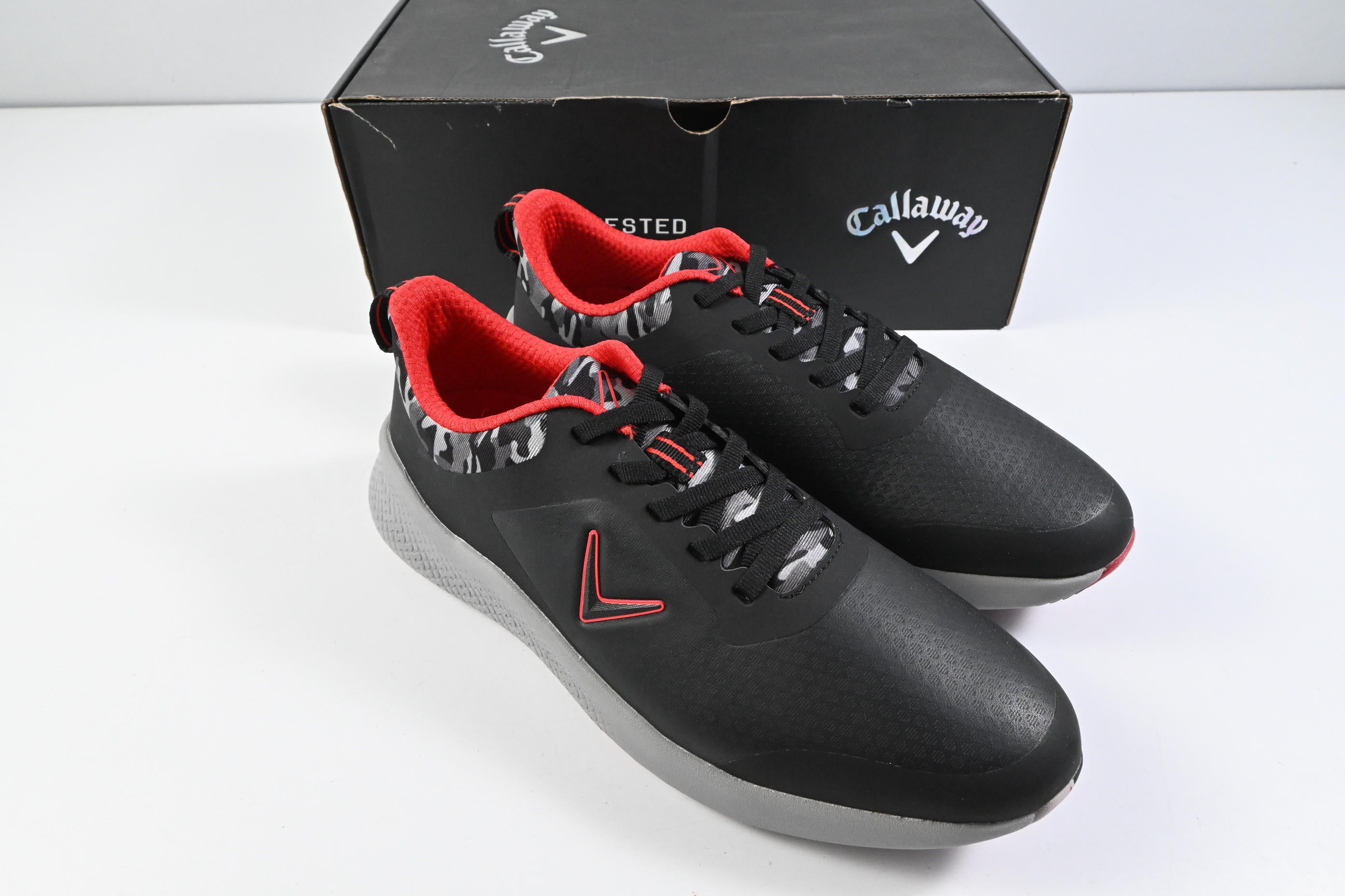 Callaway Star Golf Shoes / Size UK 8 / Black, Grey