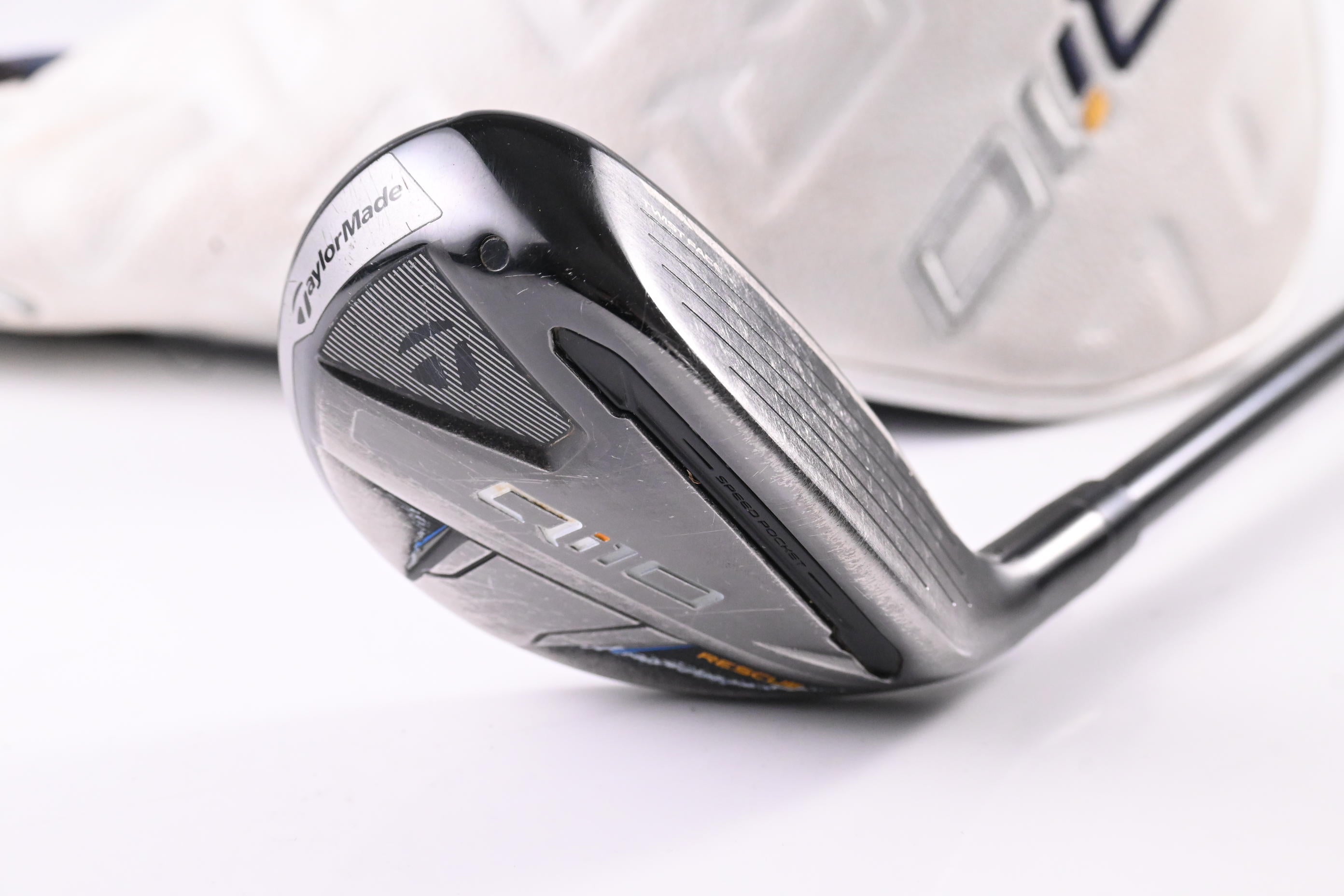 Taylormade Qi10 #3 Hybrid / 19 Degree / Stiff Flex Ventus TR Blue 7 Shaft