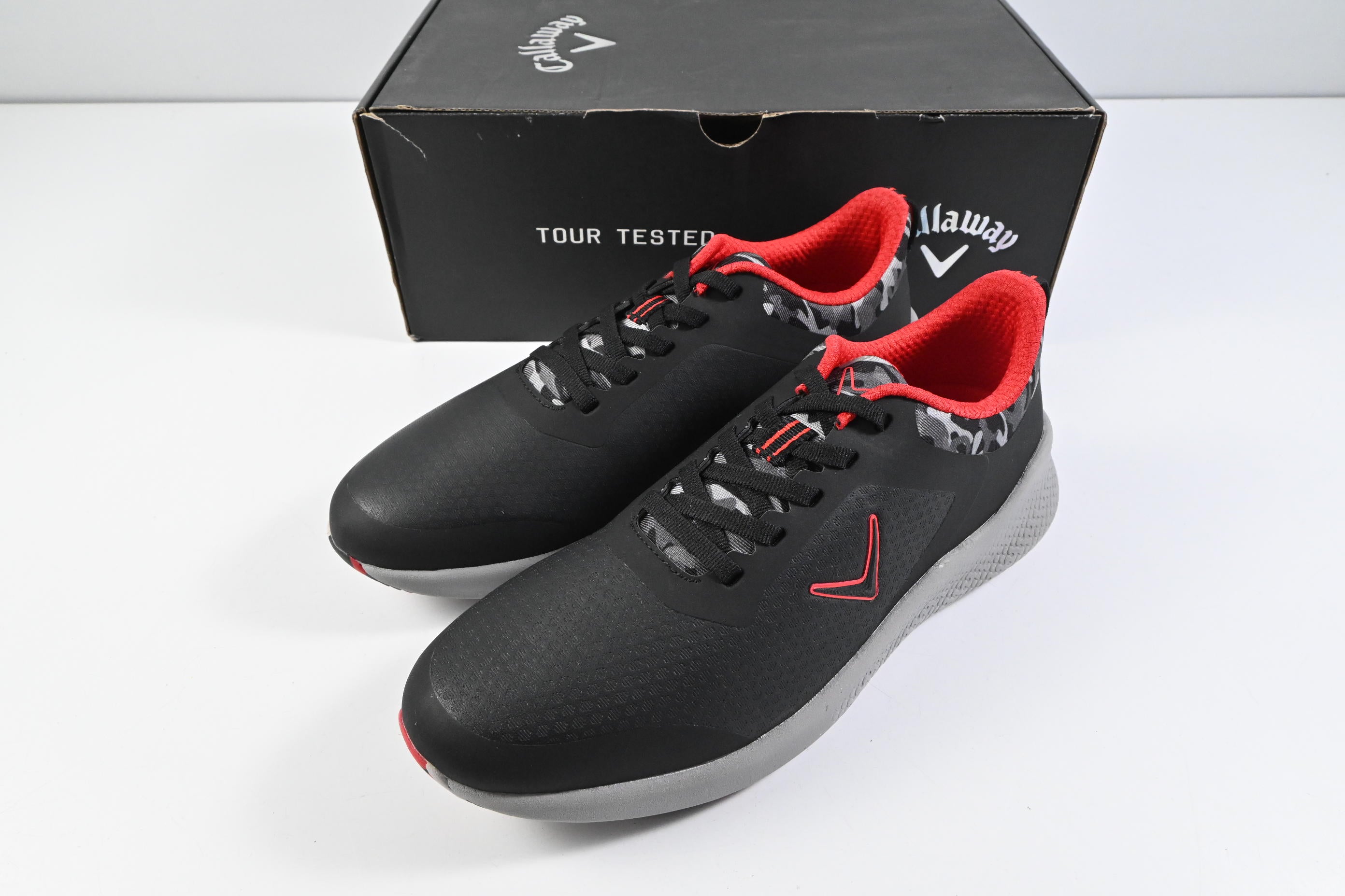 Callaway Star Golf Shoes / Size UK 8 / Black, Grey