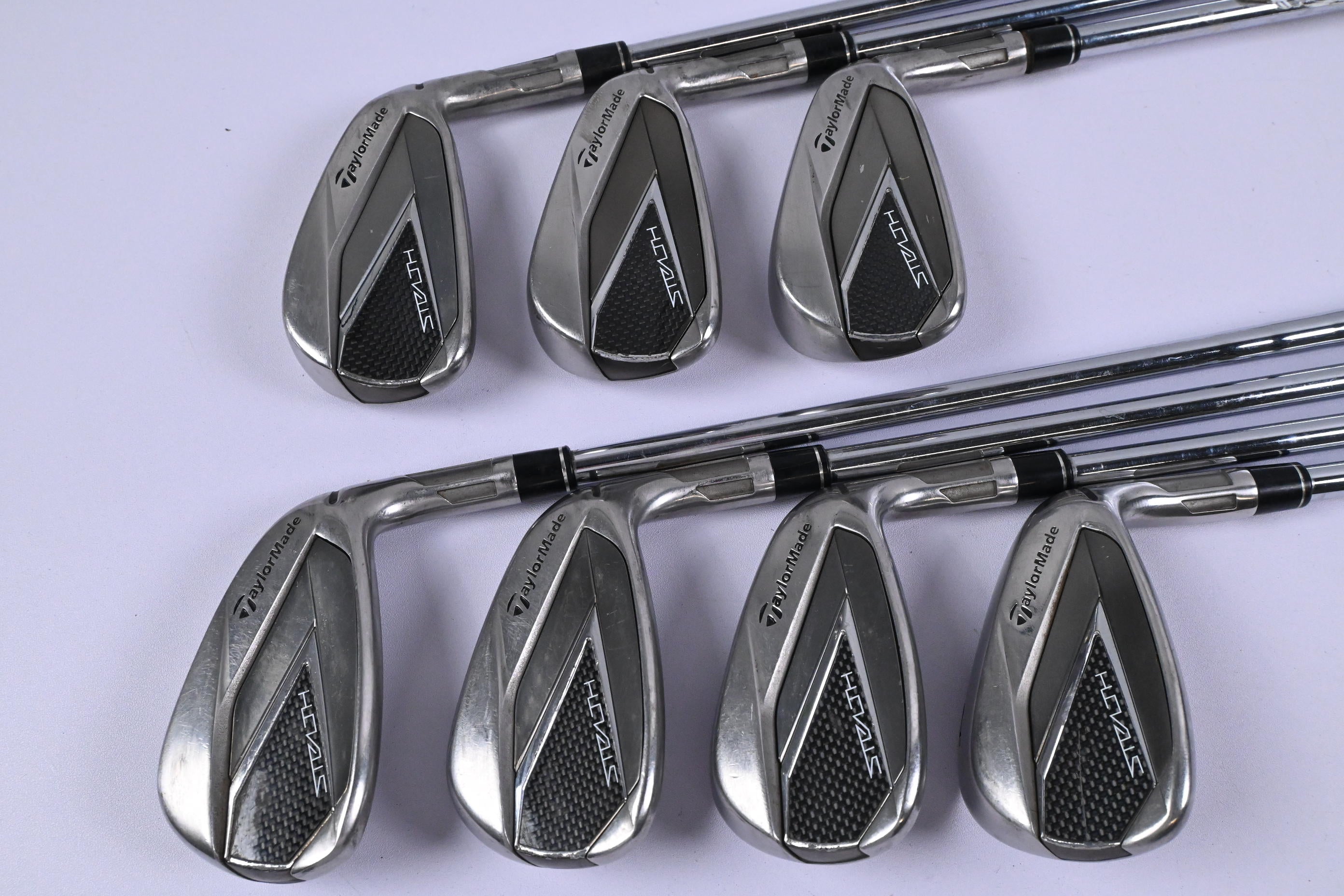 Taylormade Stealth Irons / 5-PW+GW / Stiff Flex KBS Max MT 85 Shafts